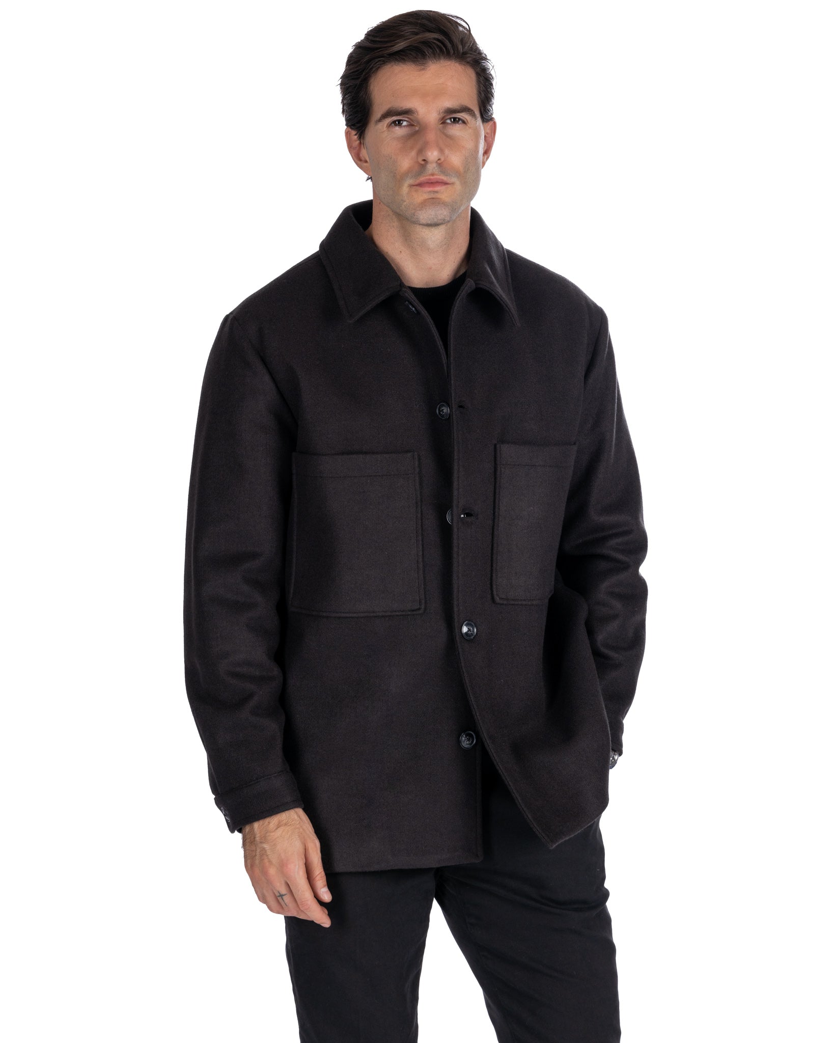 Gervais - black oversized jacket