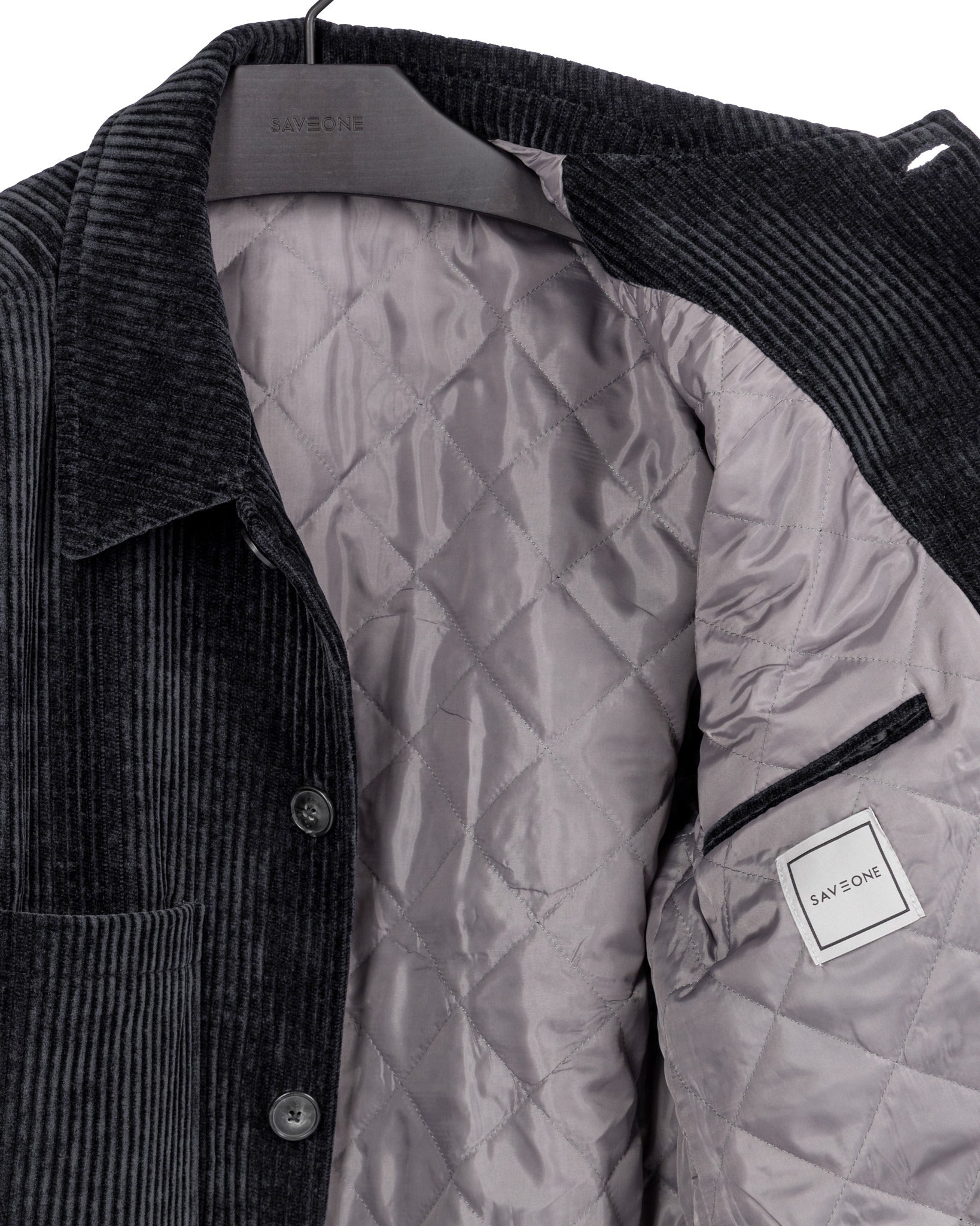 Giacca oversize Jeremie in velluto nero