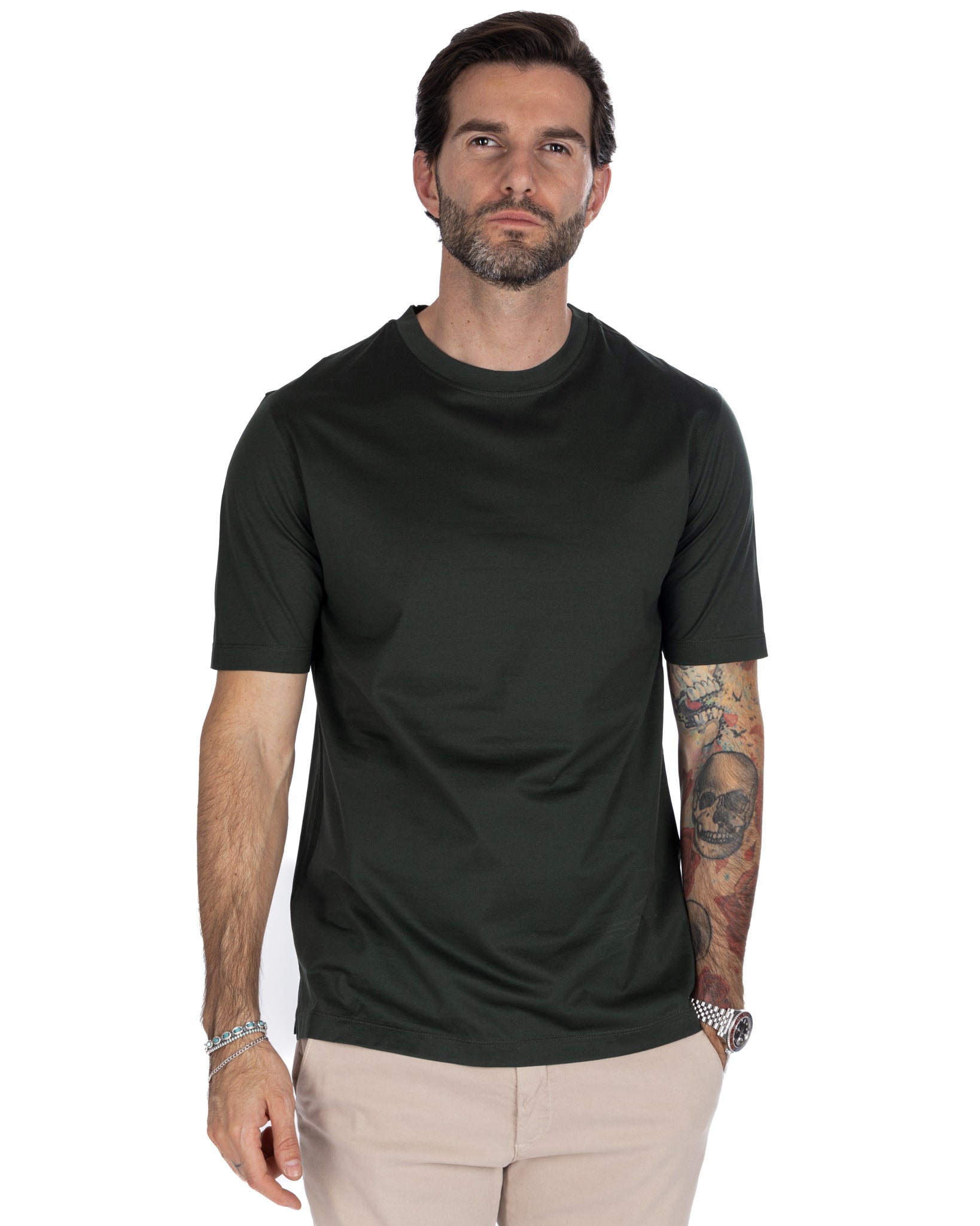 Stirling - Military T-Shirt in Scottish Thread