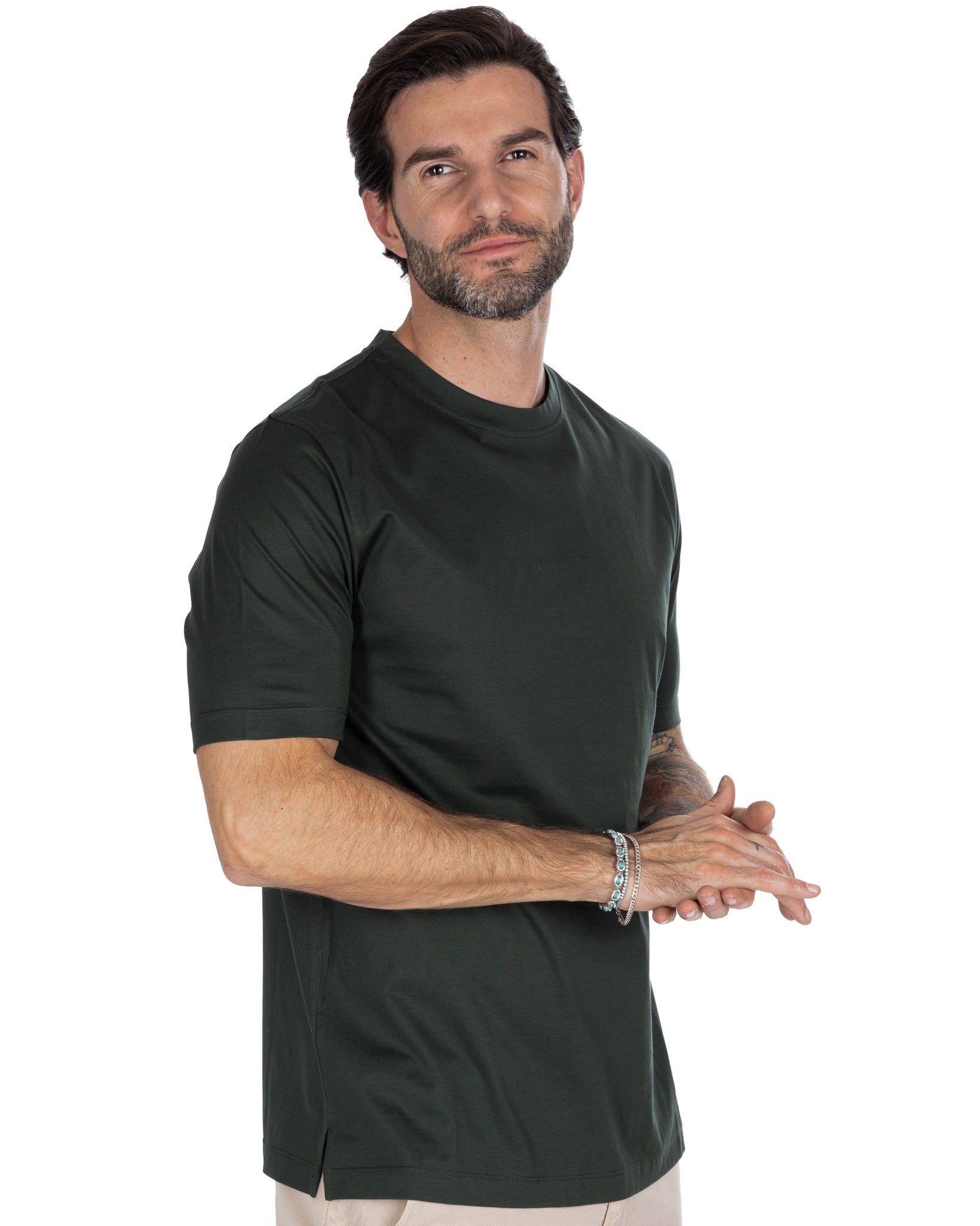 Stirling - Military T-Shirt in Scottish Thread