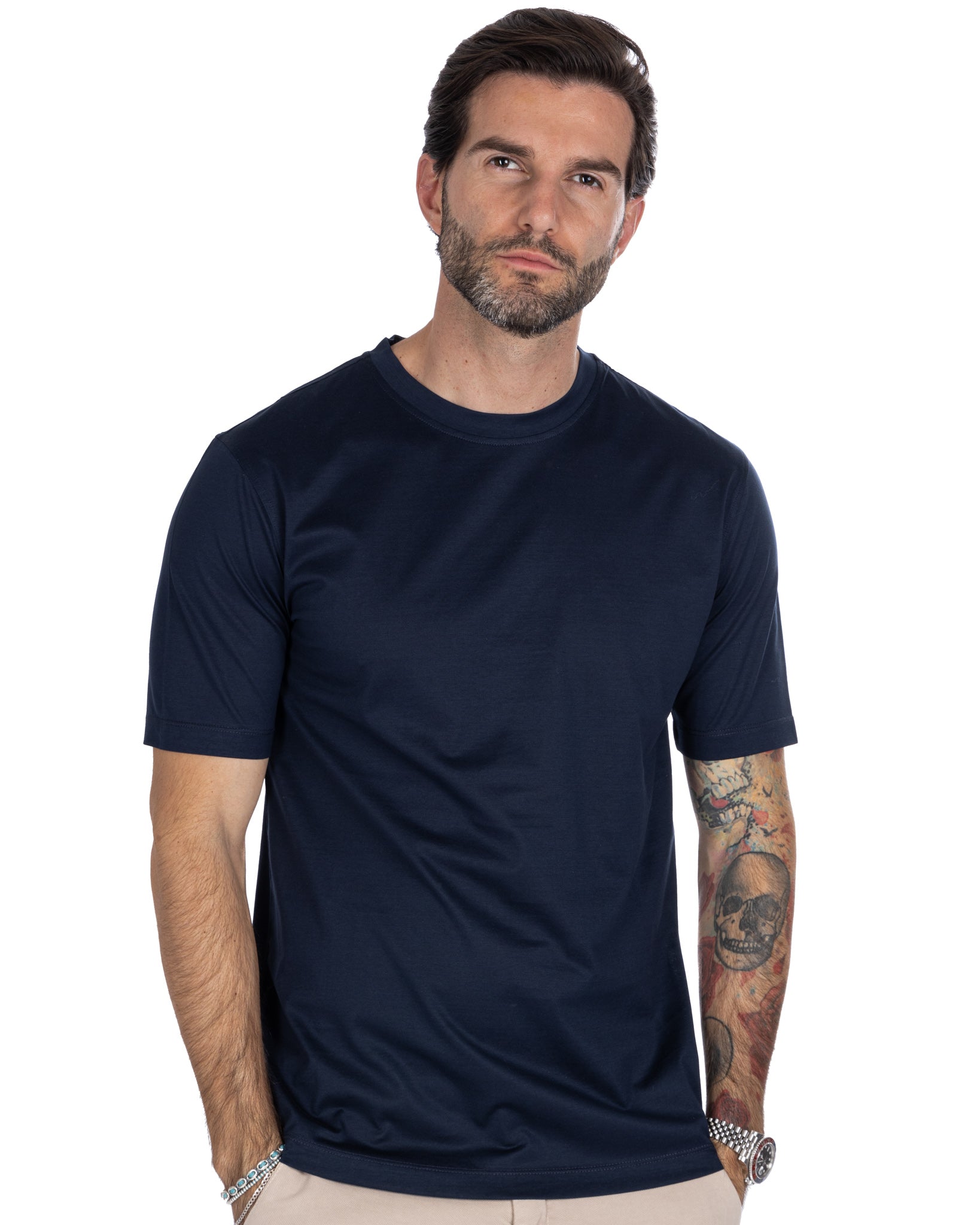 Stirling - Blue Scottish Thread T-Shirt