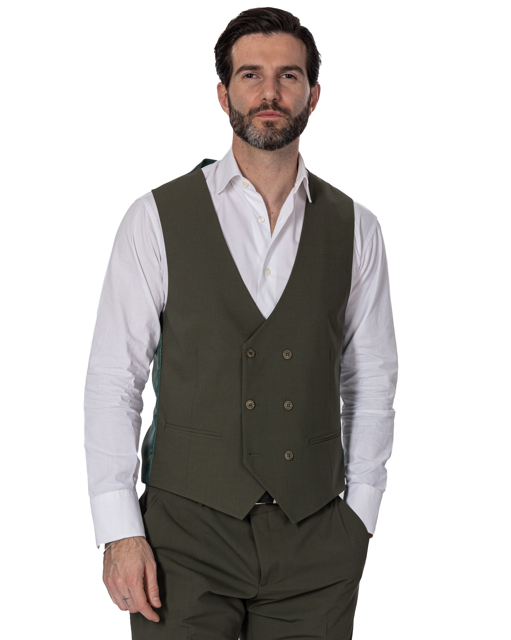 Utrecht - military double-breasted waistcoat