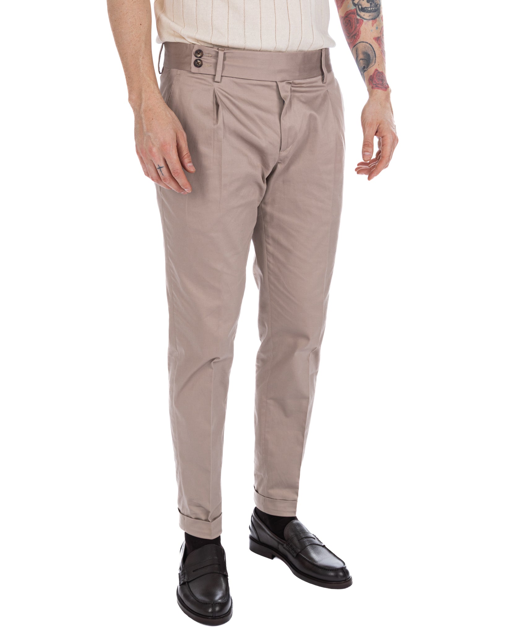 Marcel - pantalone in cotone spago