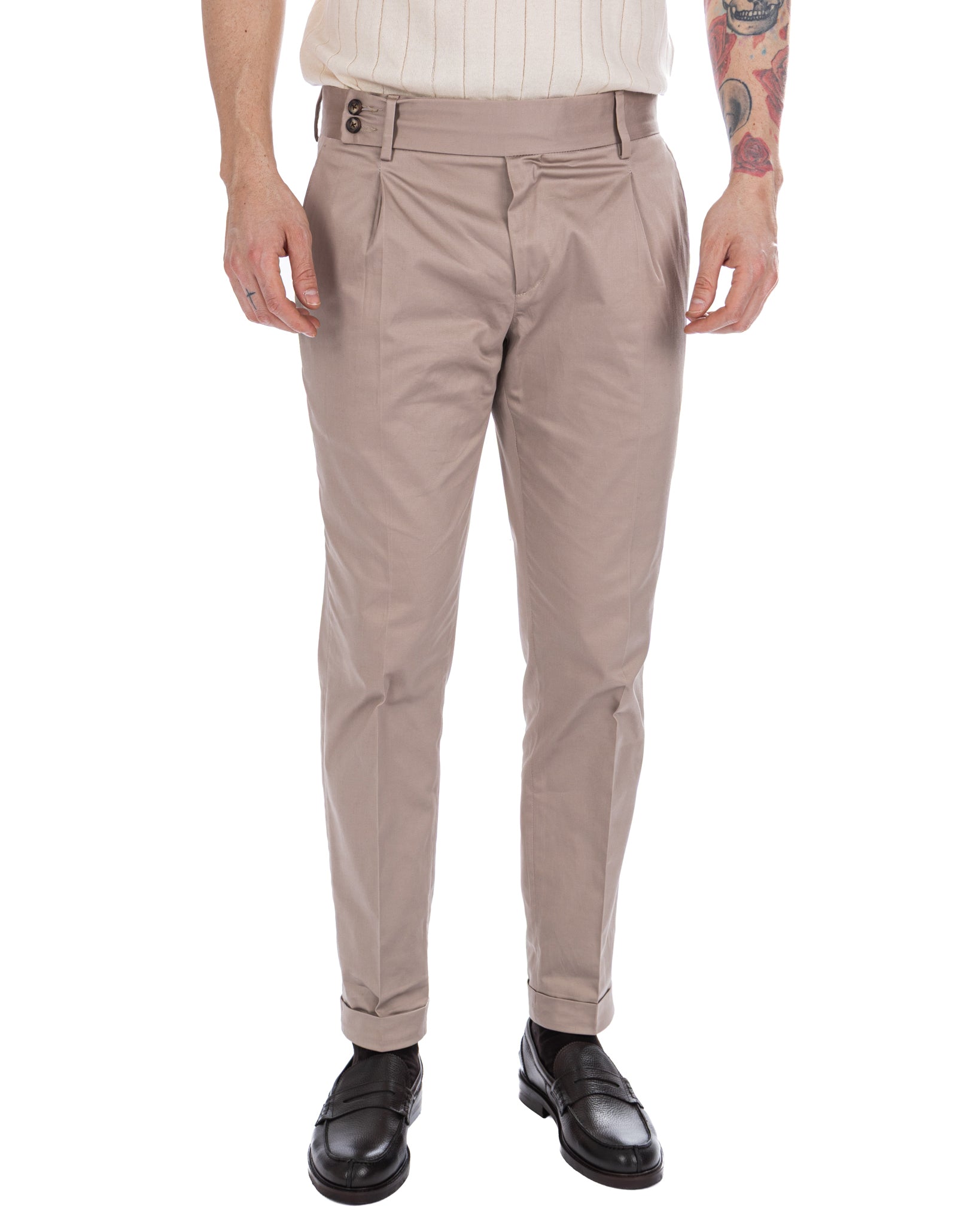 Marcel - pantalone in cotone spago