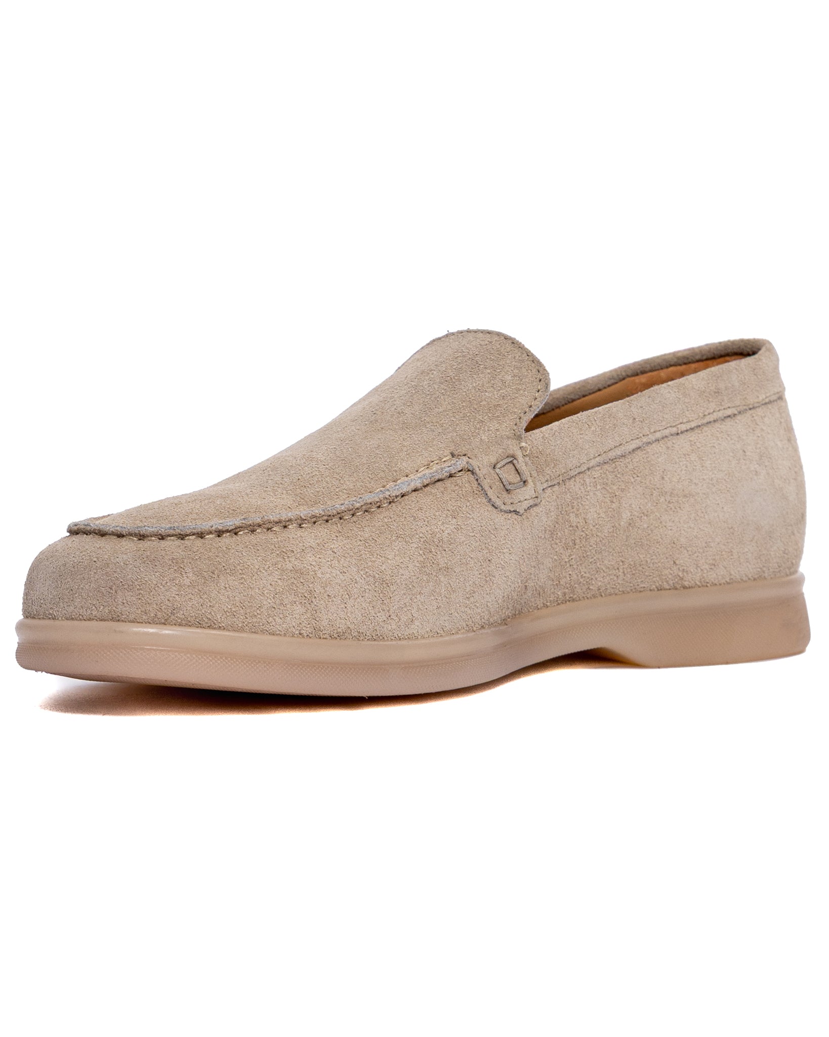 Valeri - mocassino scamosciato beige
