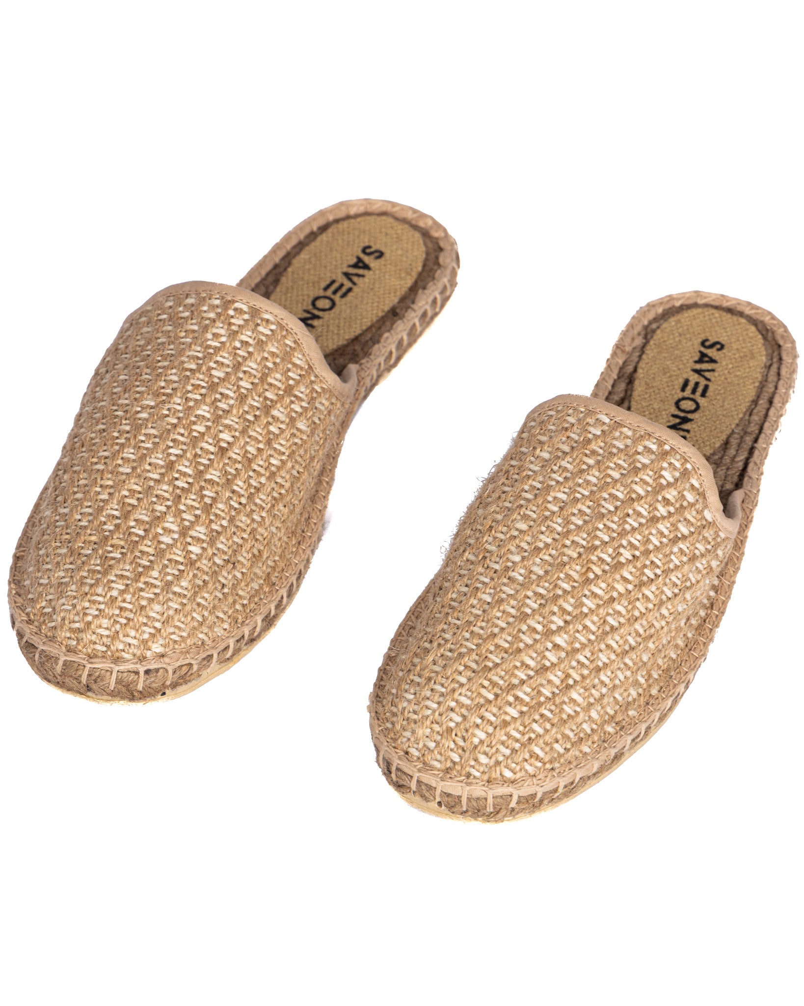 Marittimina - mules espadrillas intrecciata beige