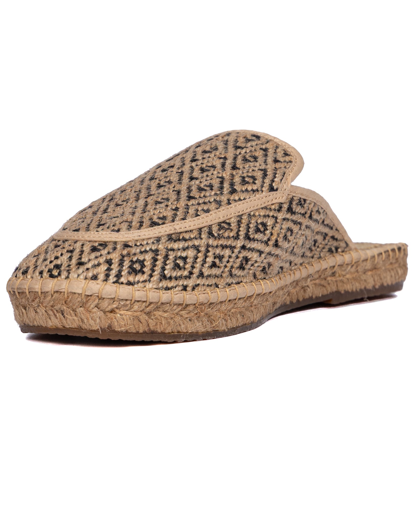 Sirolo - ethnic espadrilles mules brown