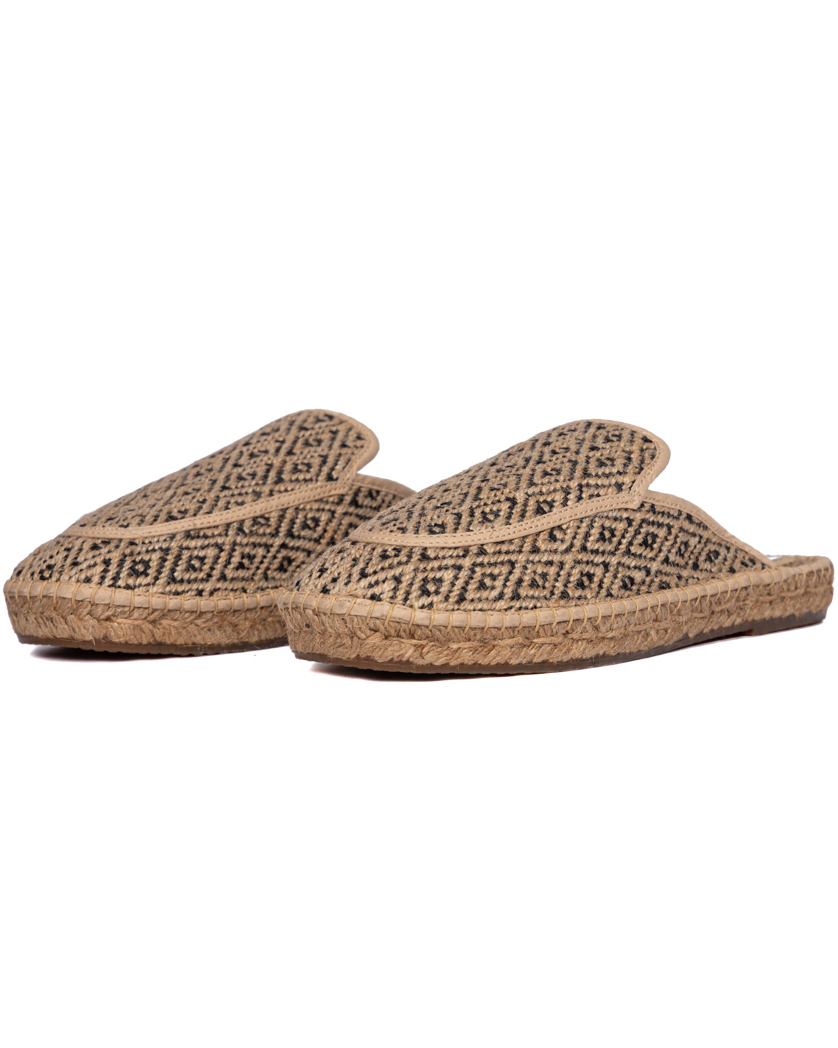 Sirolo - ethnic espadrilles mules brown