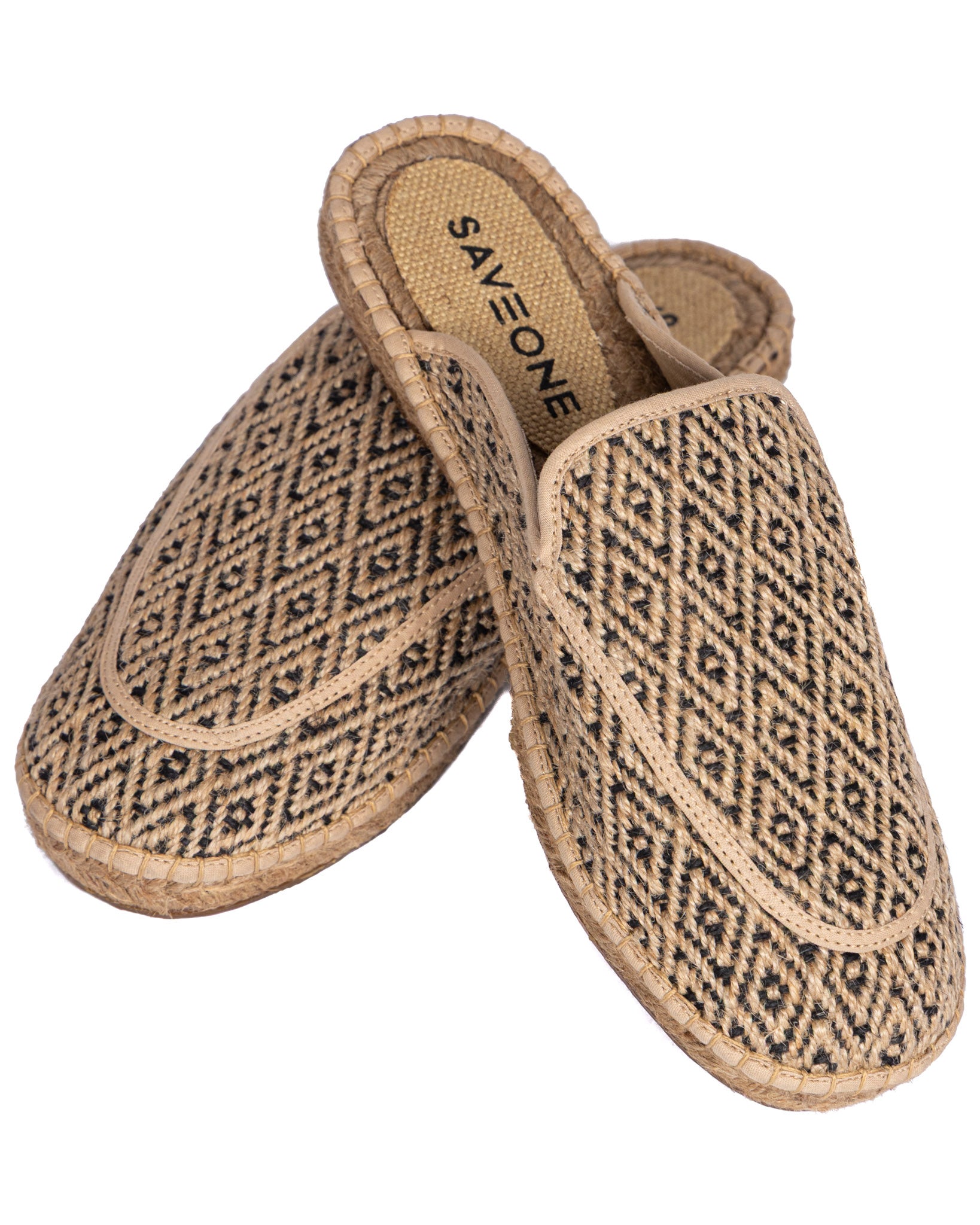 Sirolo - ethnic espadrilles mules brown