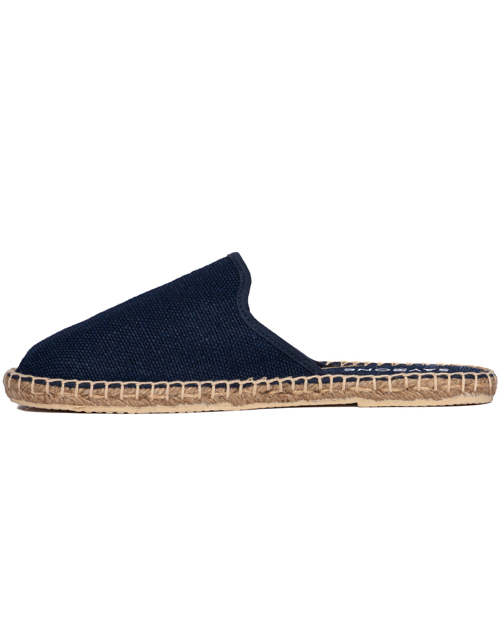 Portofino - dark blue espadrilles mules