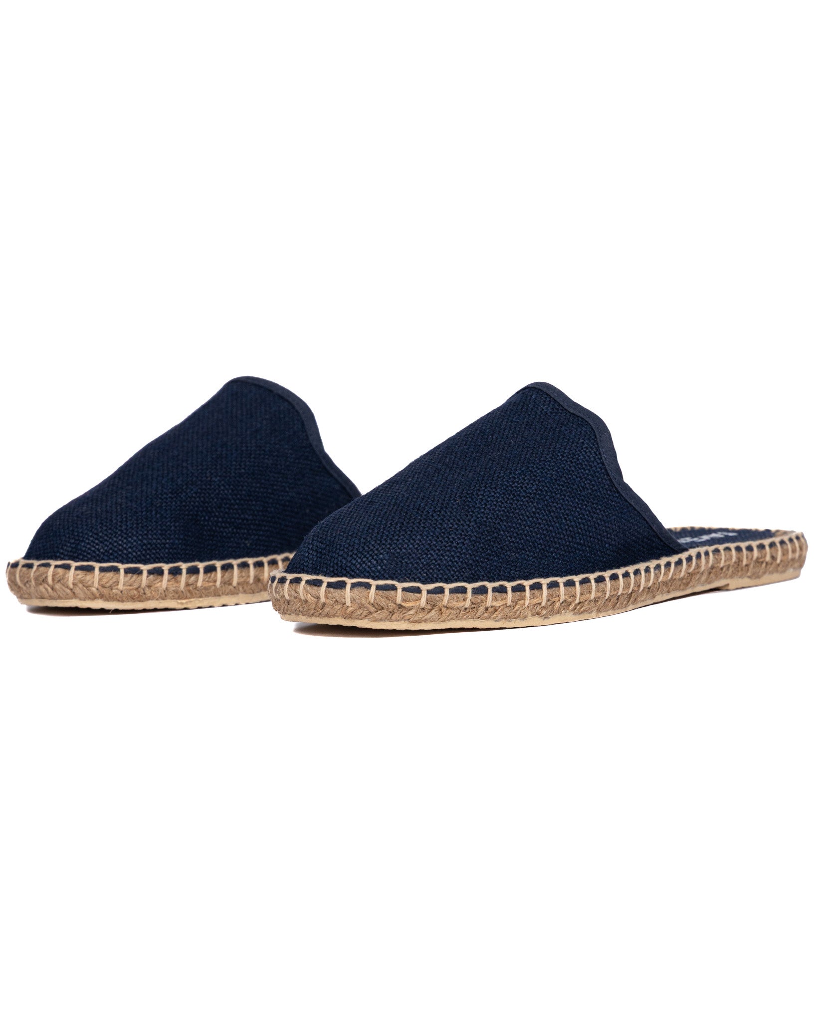 Portofino - dark blue espadrilles mules