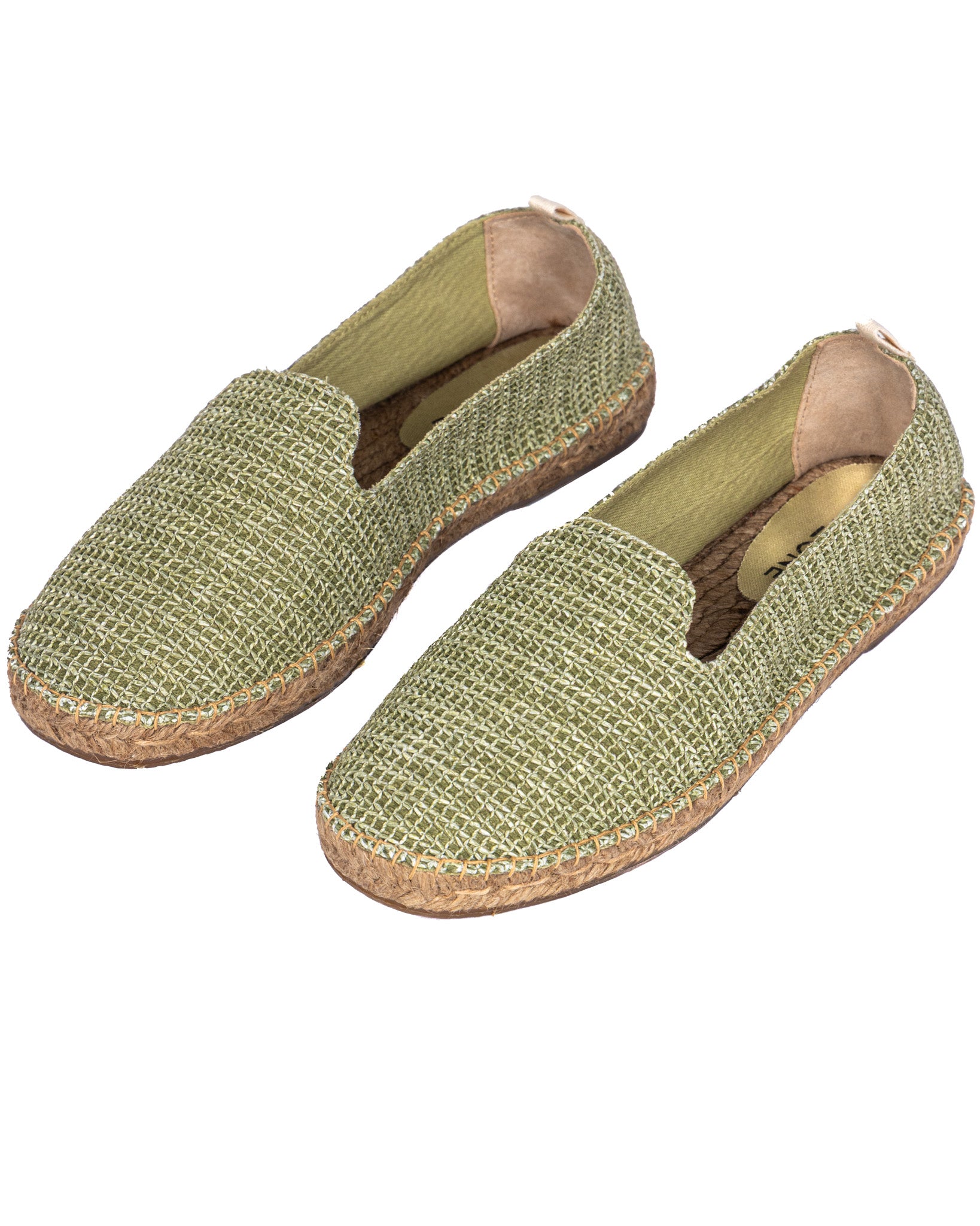 Gallipoli - espadrillas in rafia verde