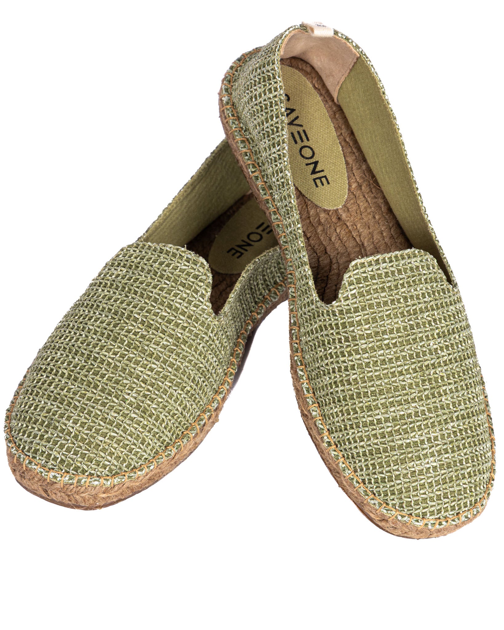 Gallipoli - espadrillas in rafia verde