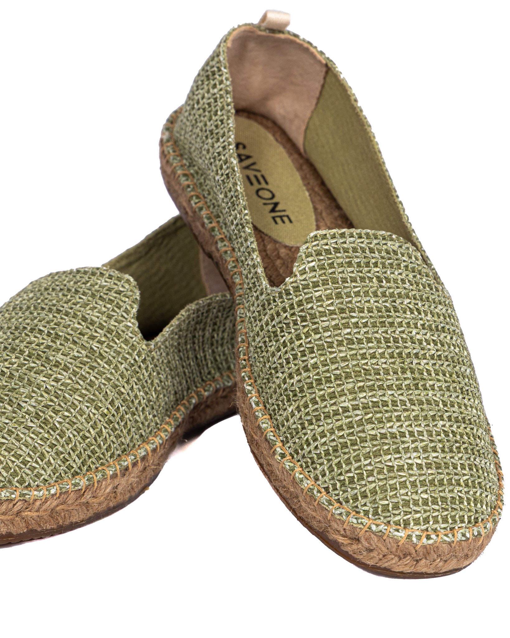 Gallipoli - espadrillas in rafia verde