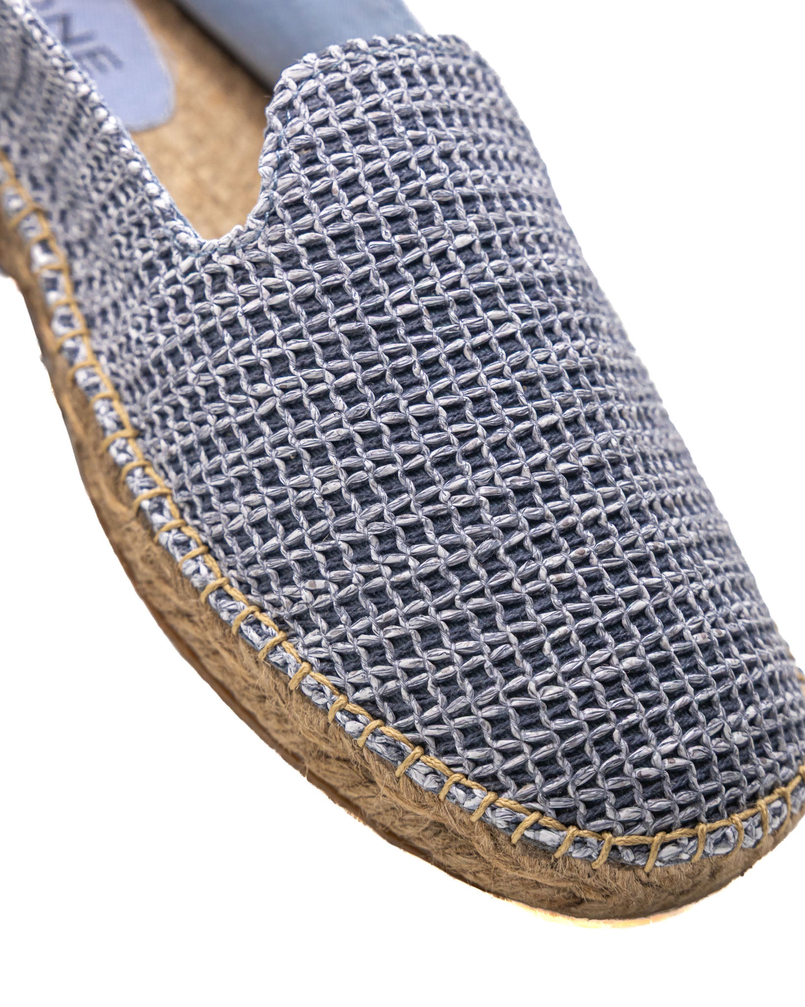 Gallipoli - espadrillas in rafia azzurra