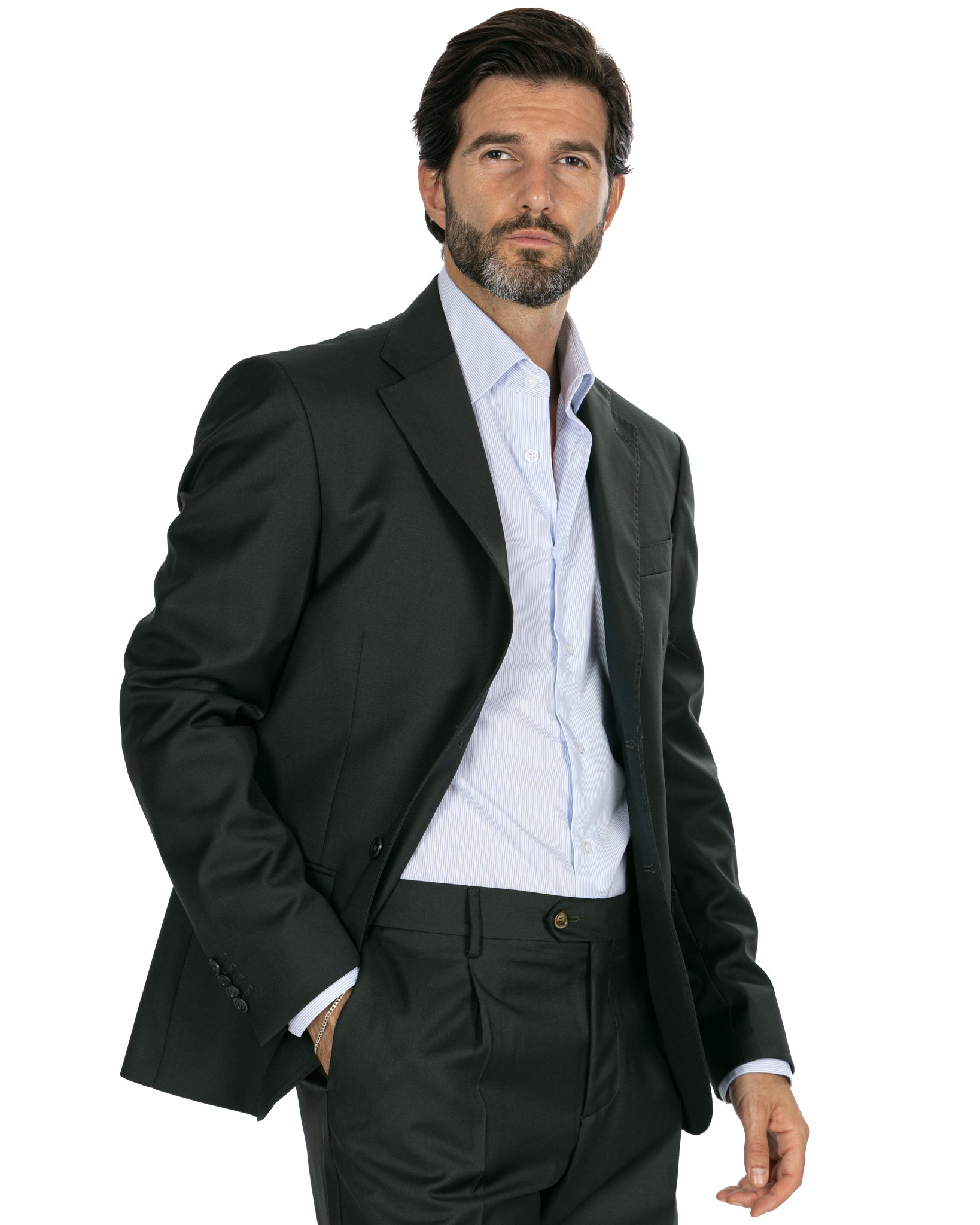 Veste New Jersey en laine canon militaire