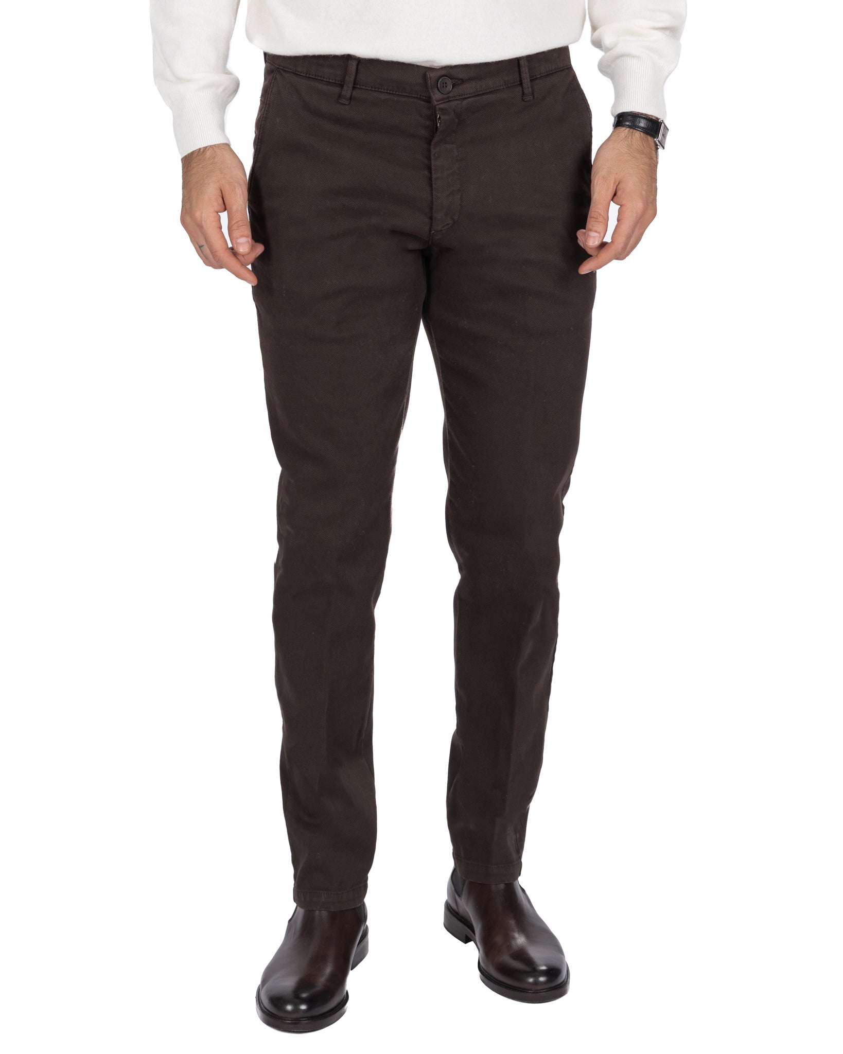 Dark brown armored Jack trousers