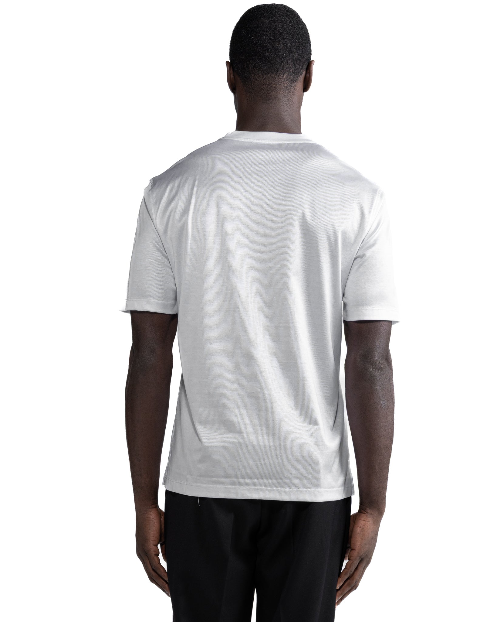Hoorn T-shirt in white lisle thread