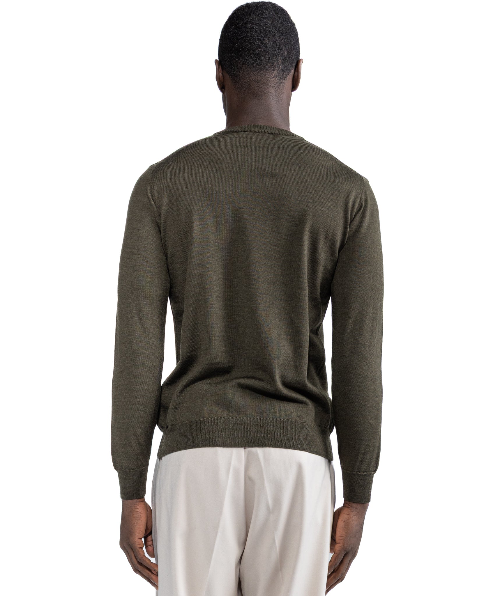 Furore crewneck in Tollegno military merino wool