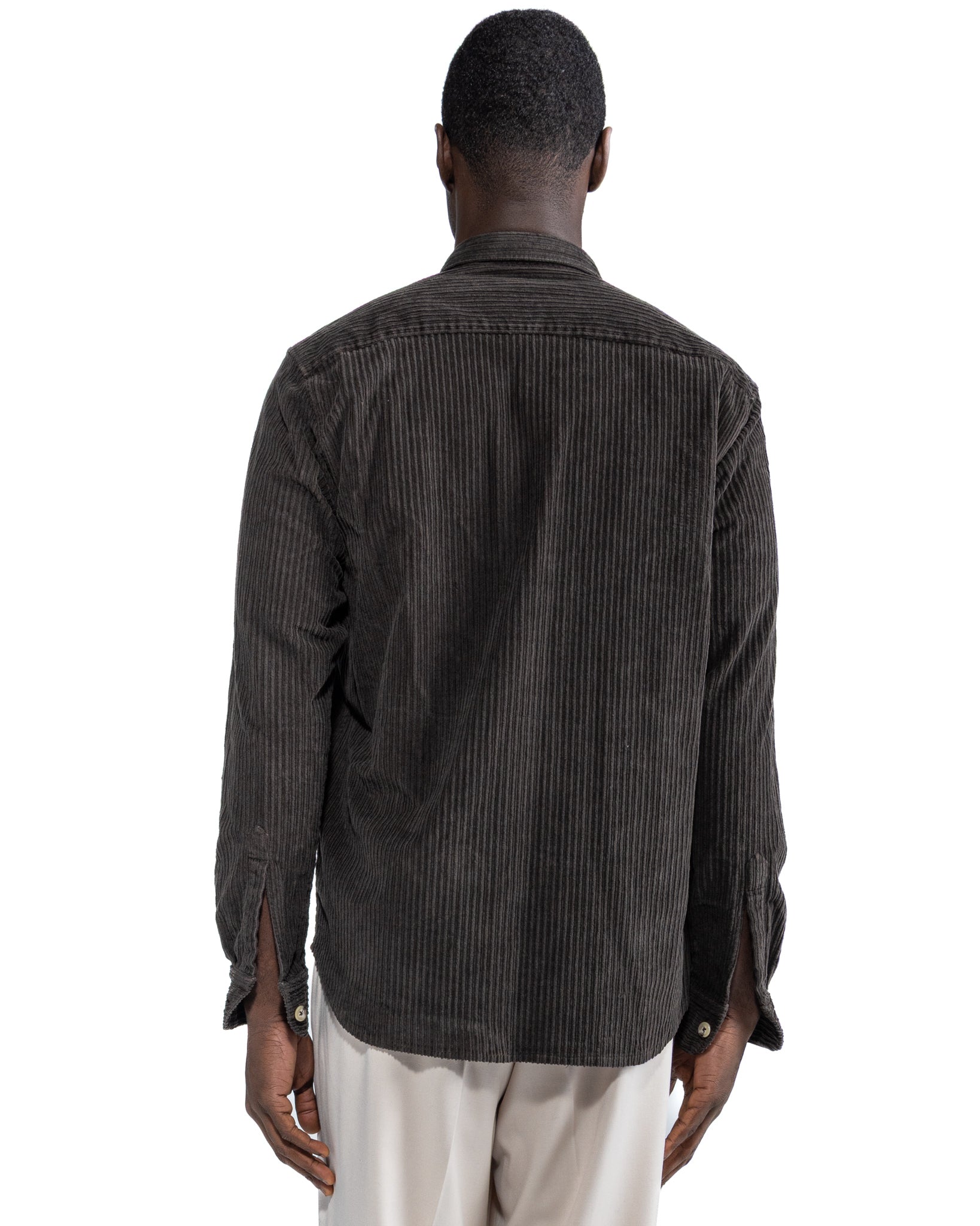 Atlantis shirt in dark velvet