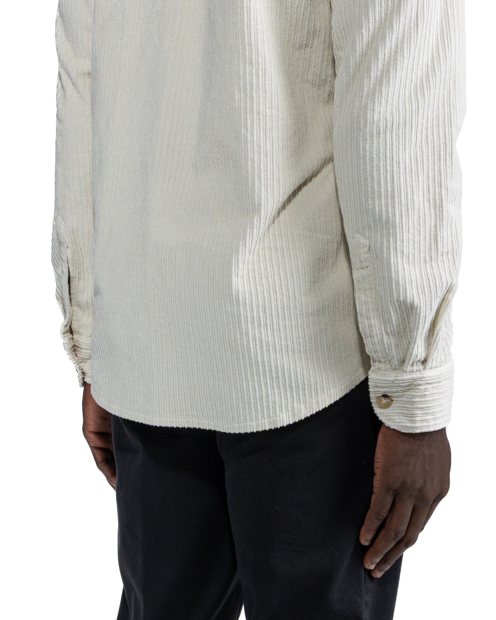 Atlantis Cream Velvet Shirt