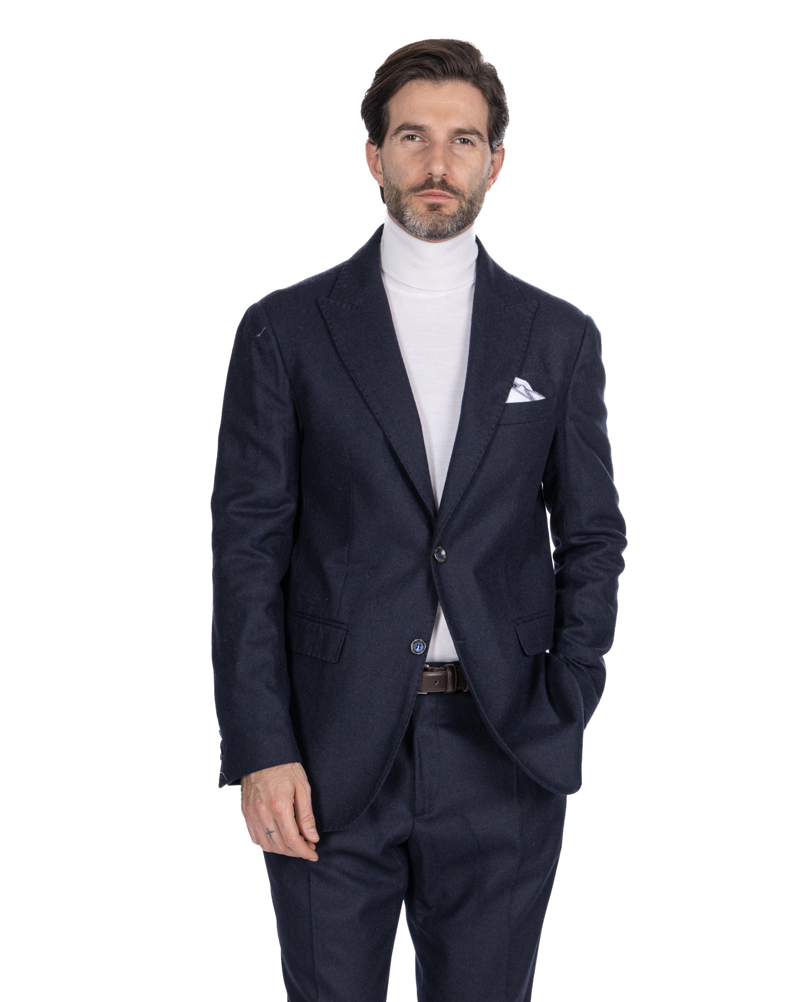 Veste Reflex en flanelle bleue