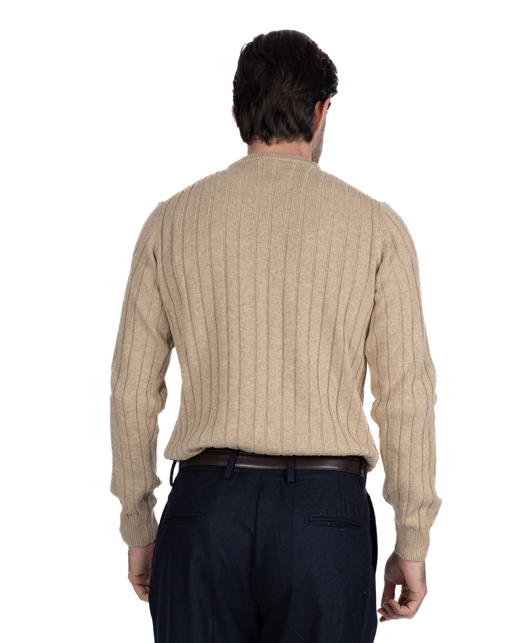 Girocollo Tambora a trecce beige