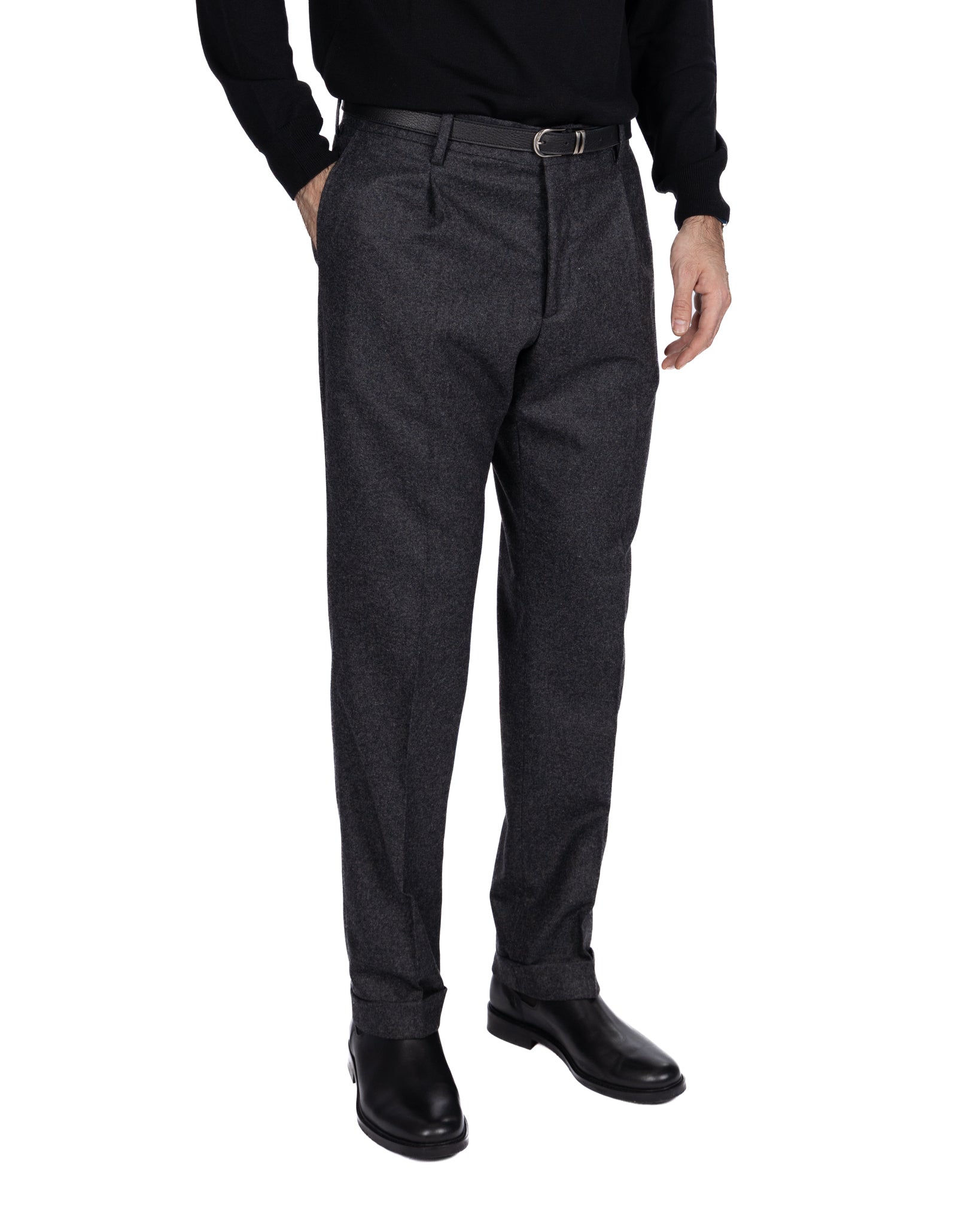 Pantalon en flanelle anthracite Nikon