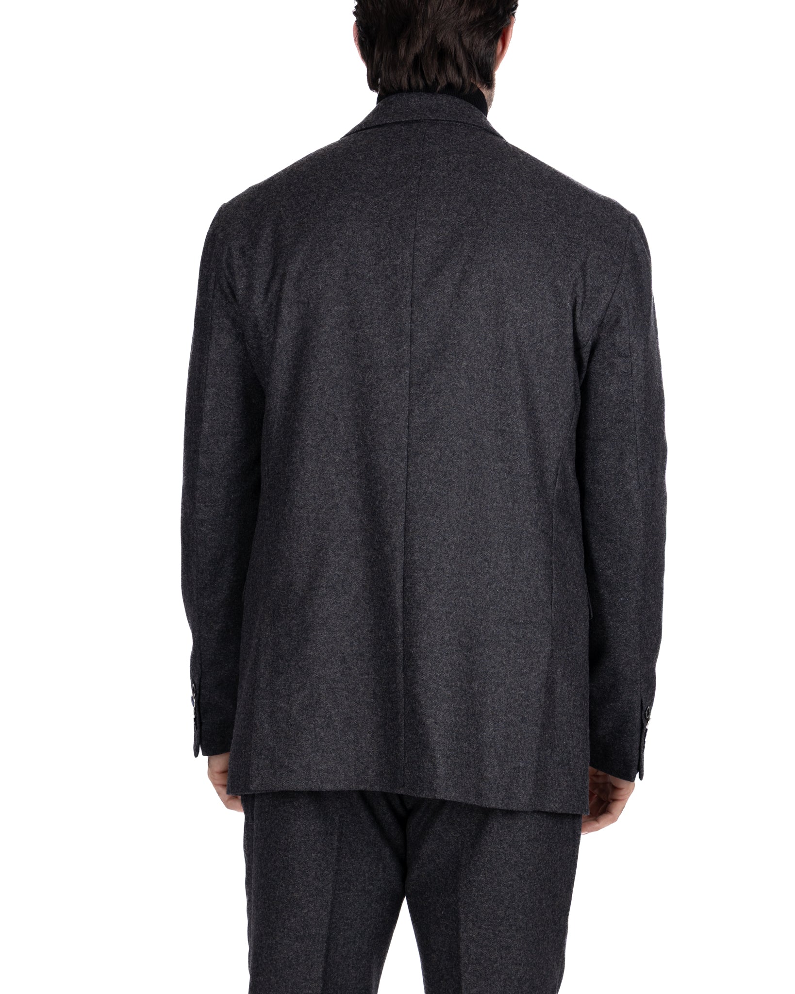 Giacca Reflex in flanella antracite