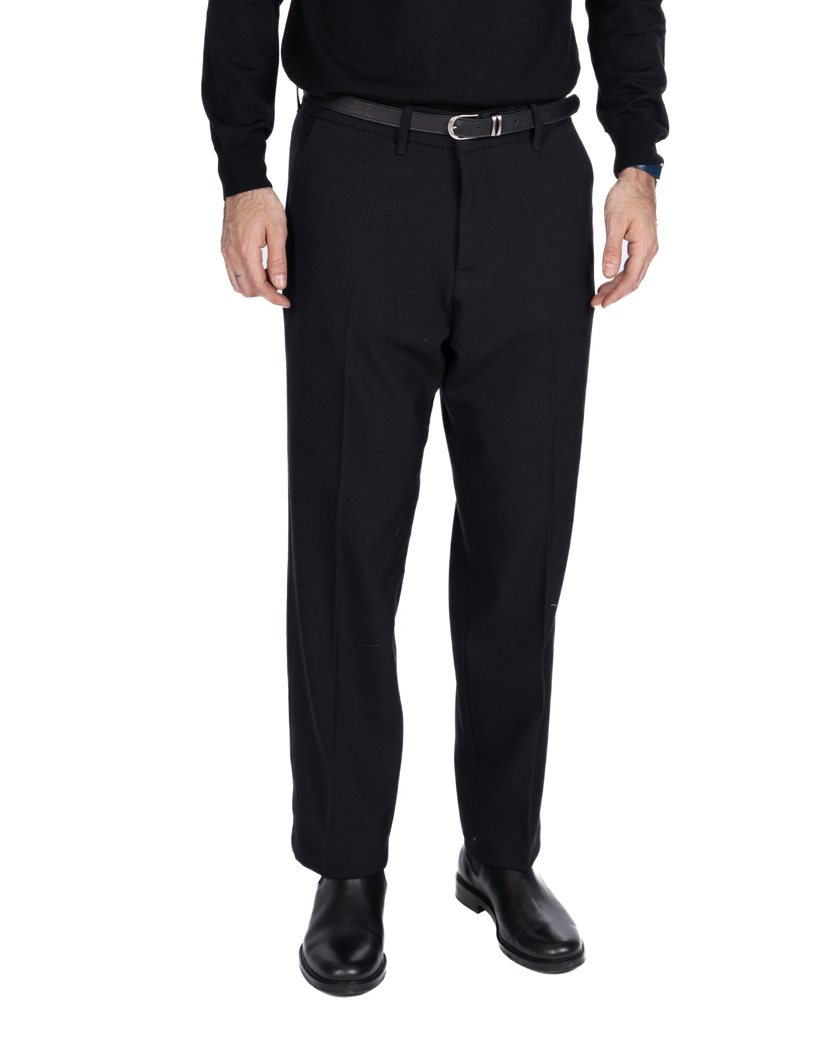 Pantalon large noir Zeiis