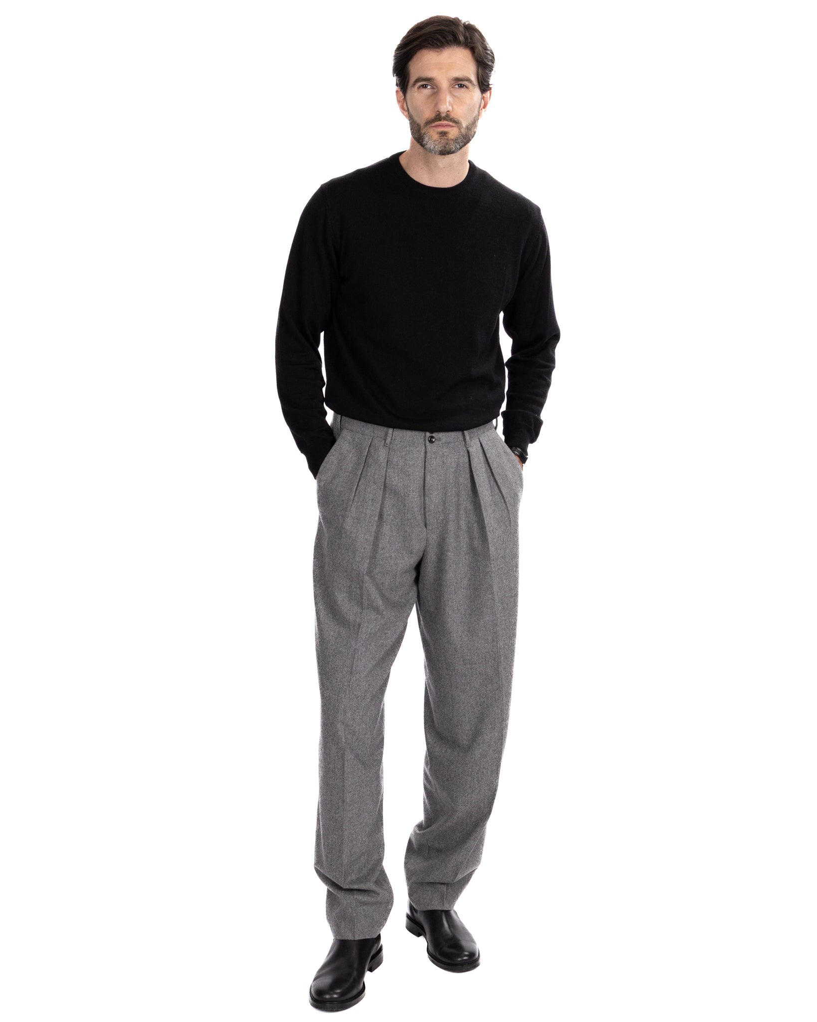 Pantalone Over grigio Vitale Barberis Canonico