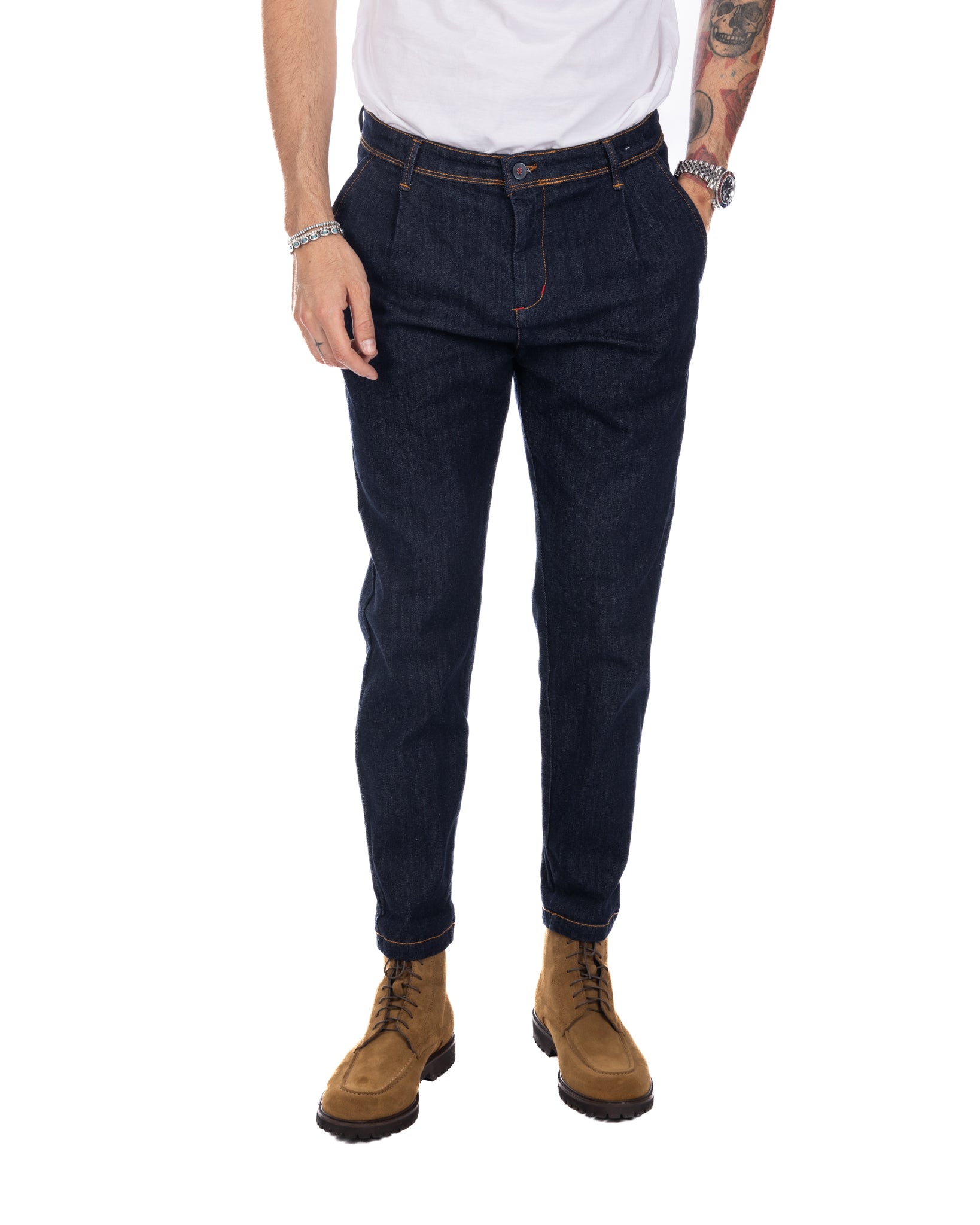 Orleans - zero wash america pocket jeans