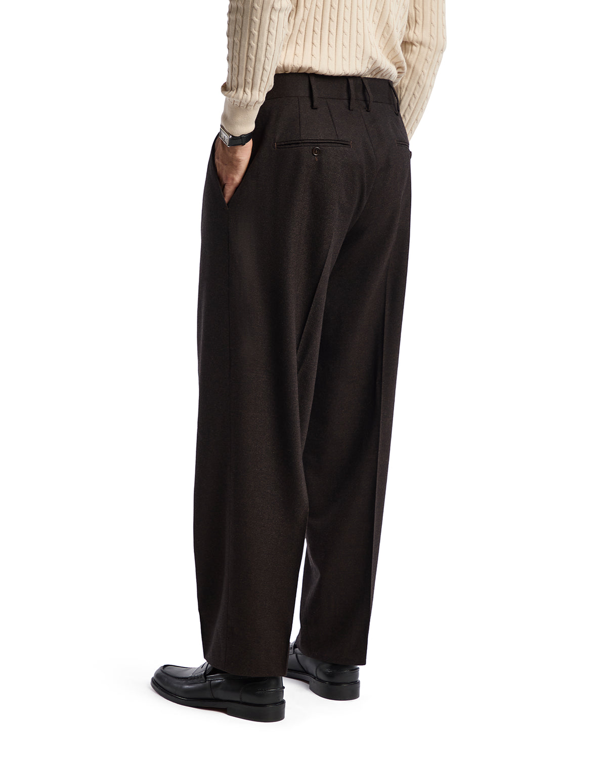Pantalone Over in flanella Rugby Drago moro