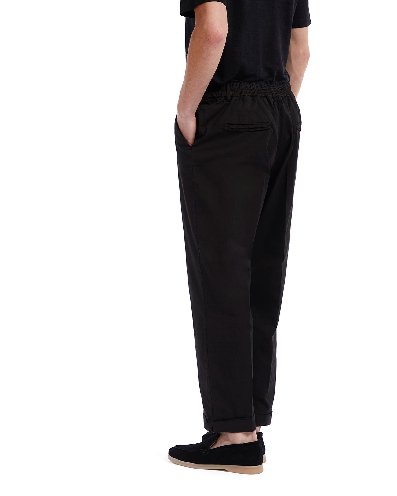 Wels trousers in black cotton