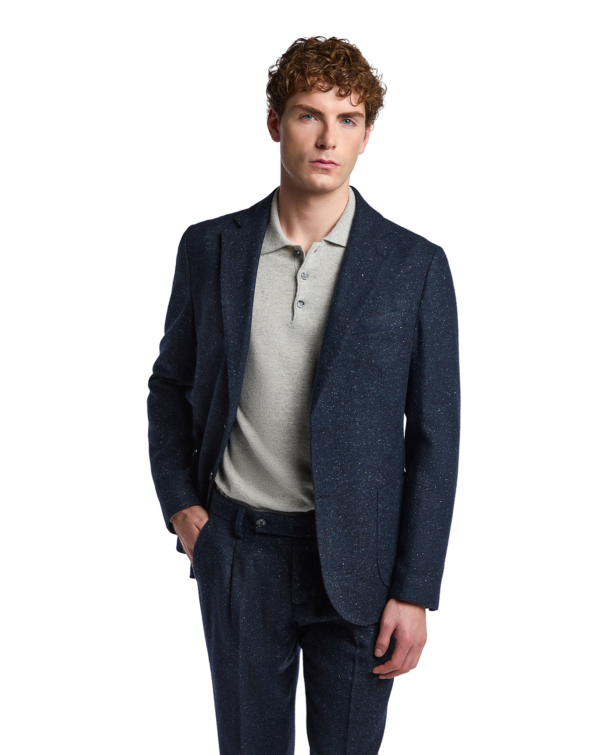 Pepe melange blue jacket