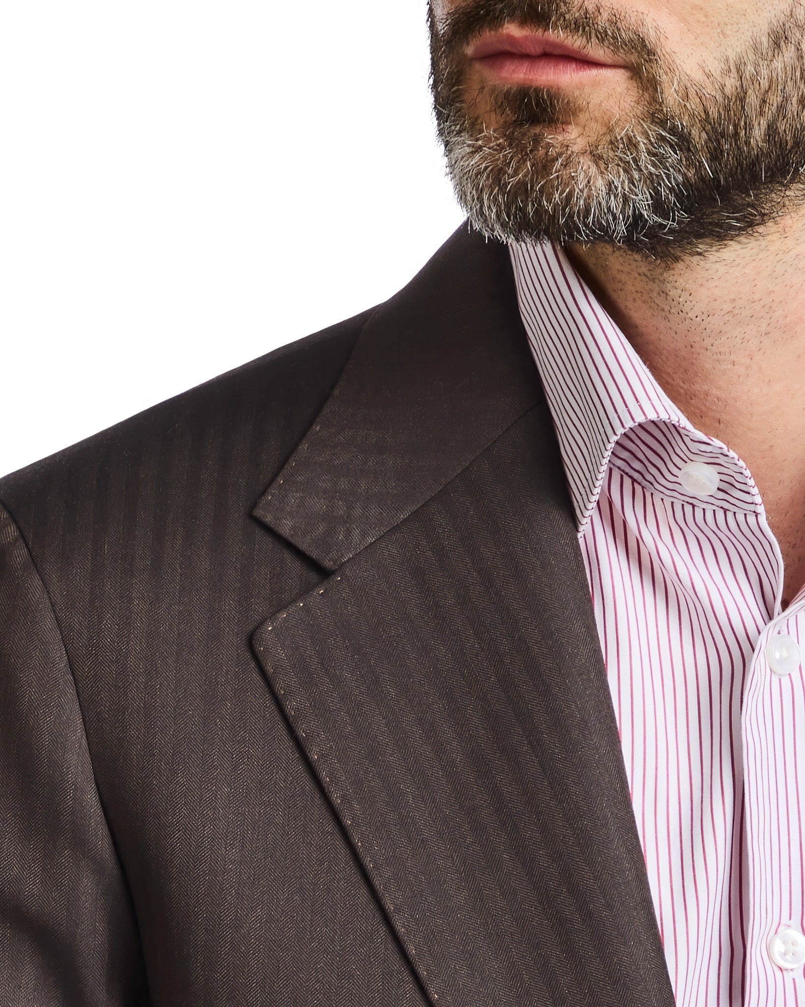 Perennial Vitale Barberis Canonico dark herringbone dress
