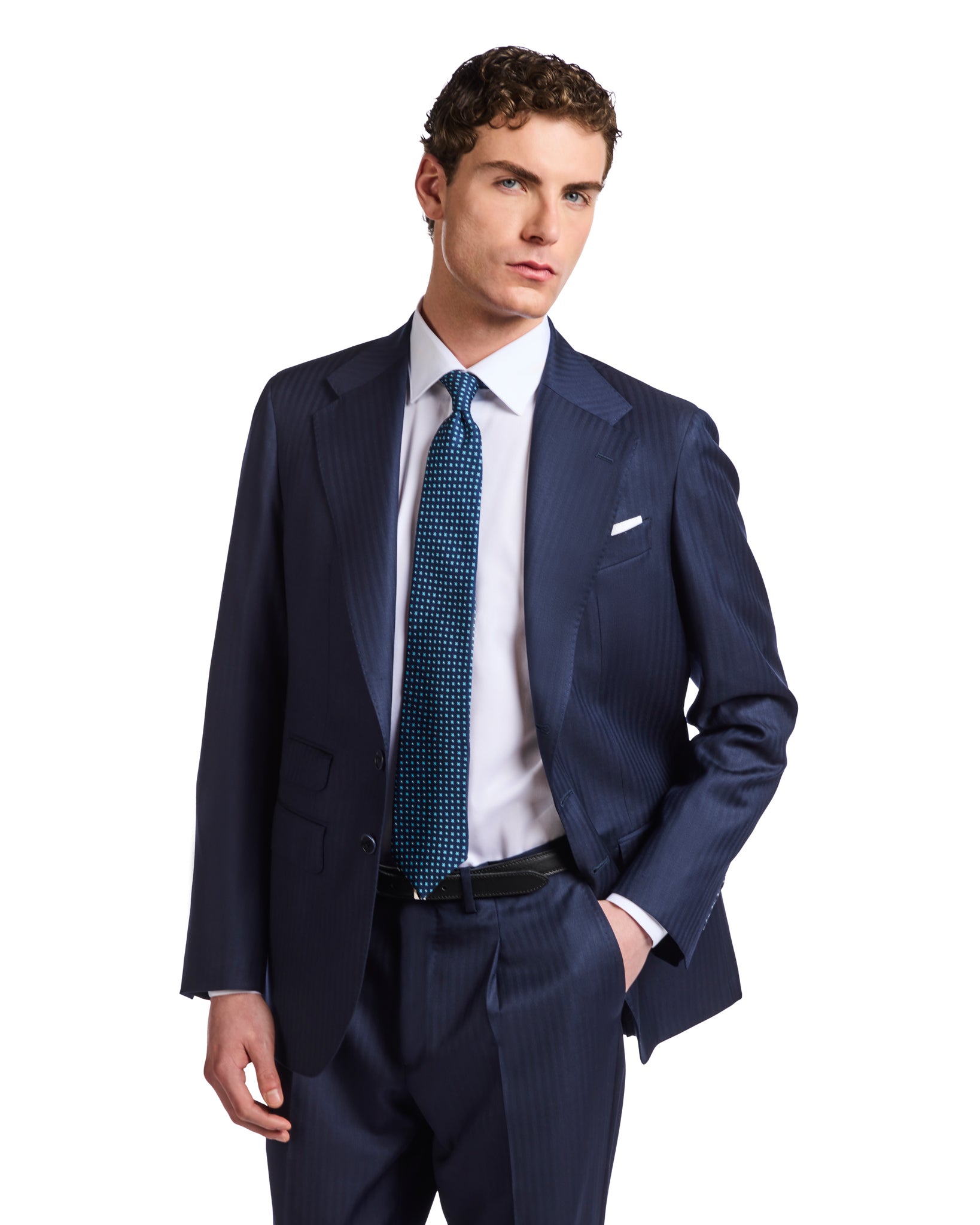 Abito Perennial Vitale Barberis Canonico spigato blu