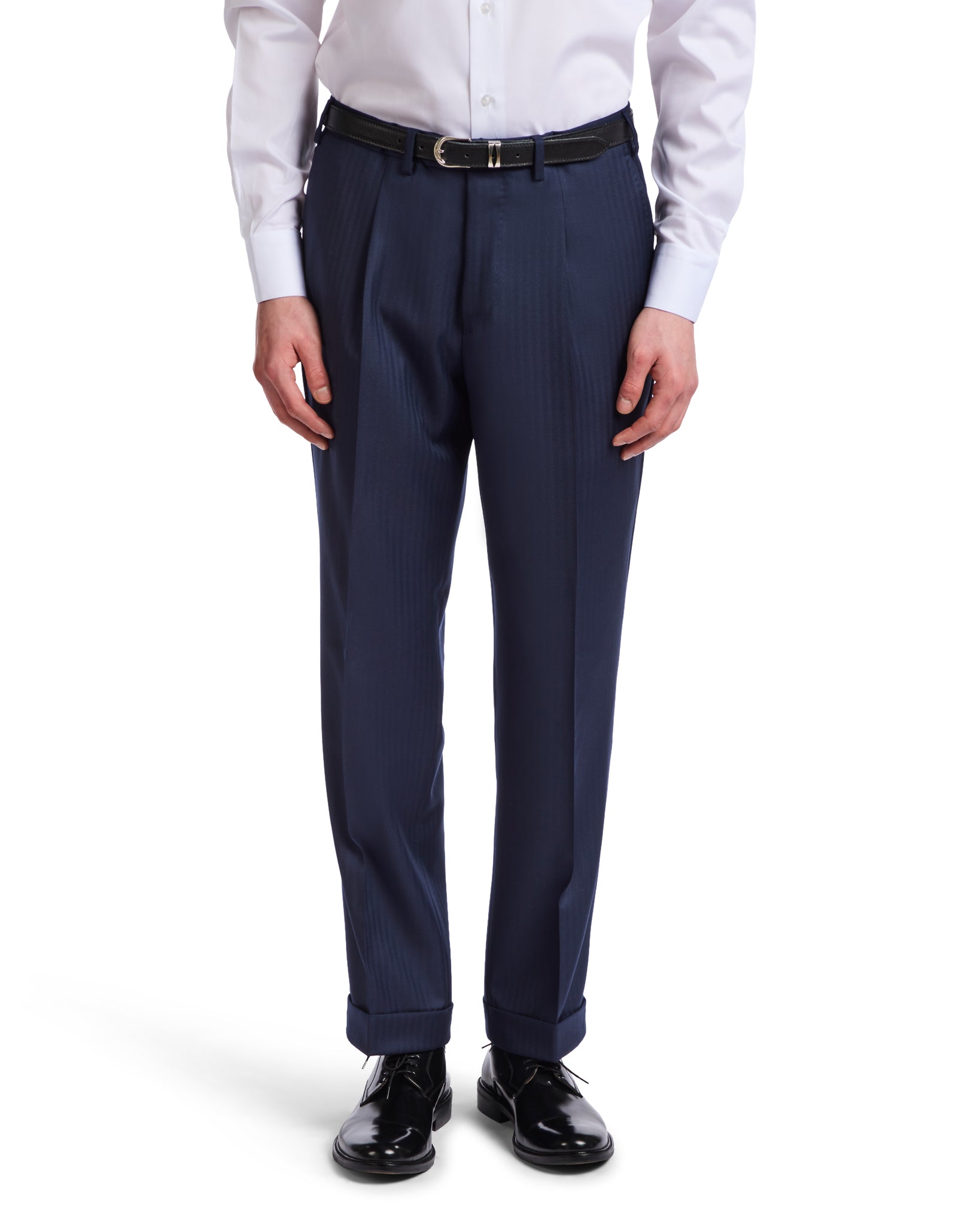 Traje Perennial Vitale Barberis Canonico espiga azul