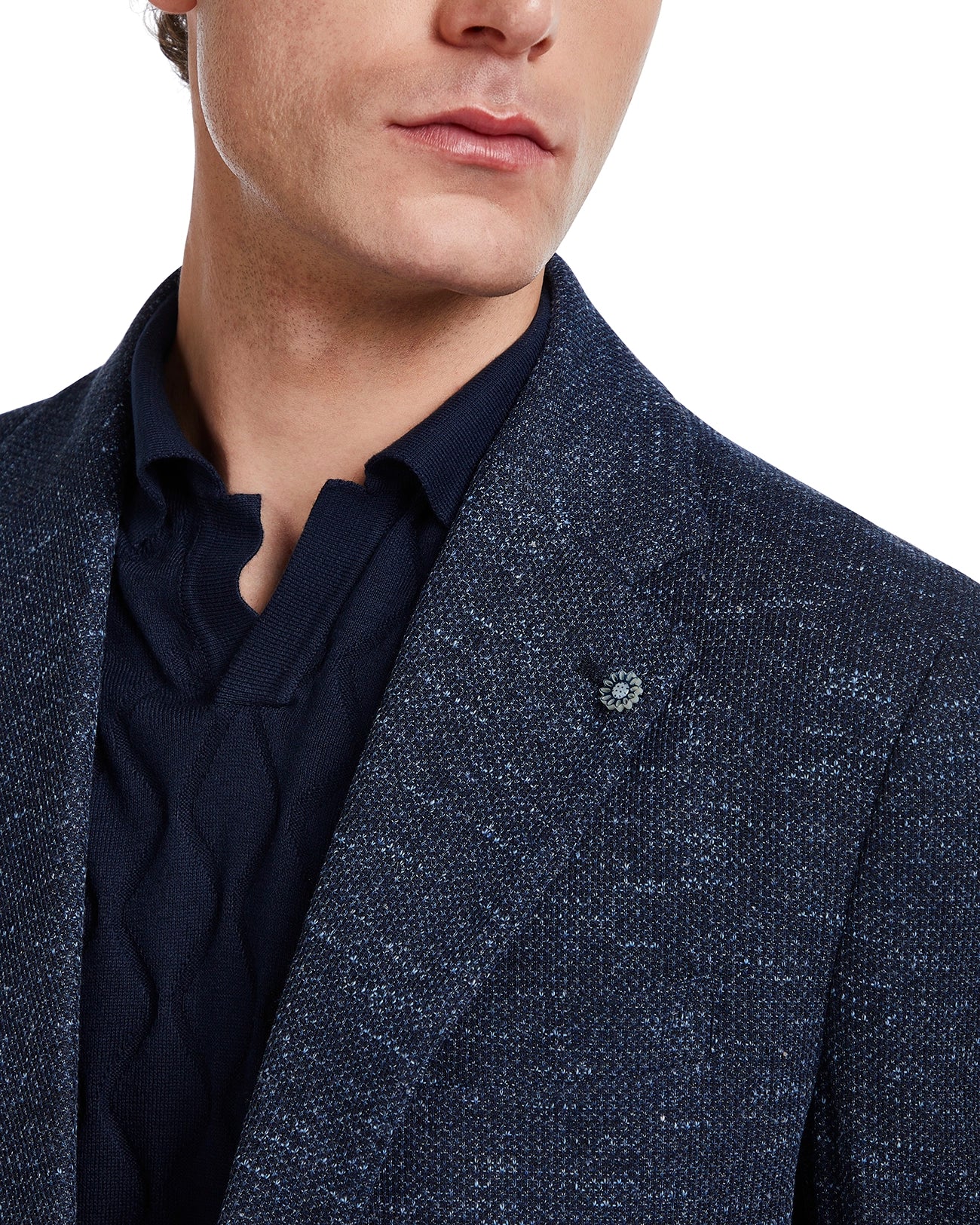 Chaqueta Erice melange azul
