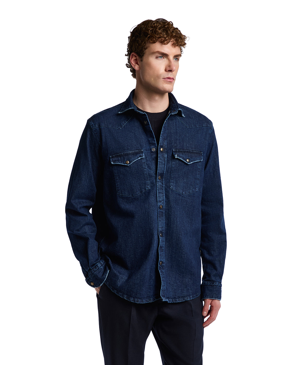 Western jean shirt