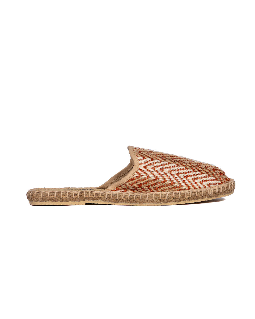 Lerici - mules espadrillas spigata mattone