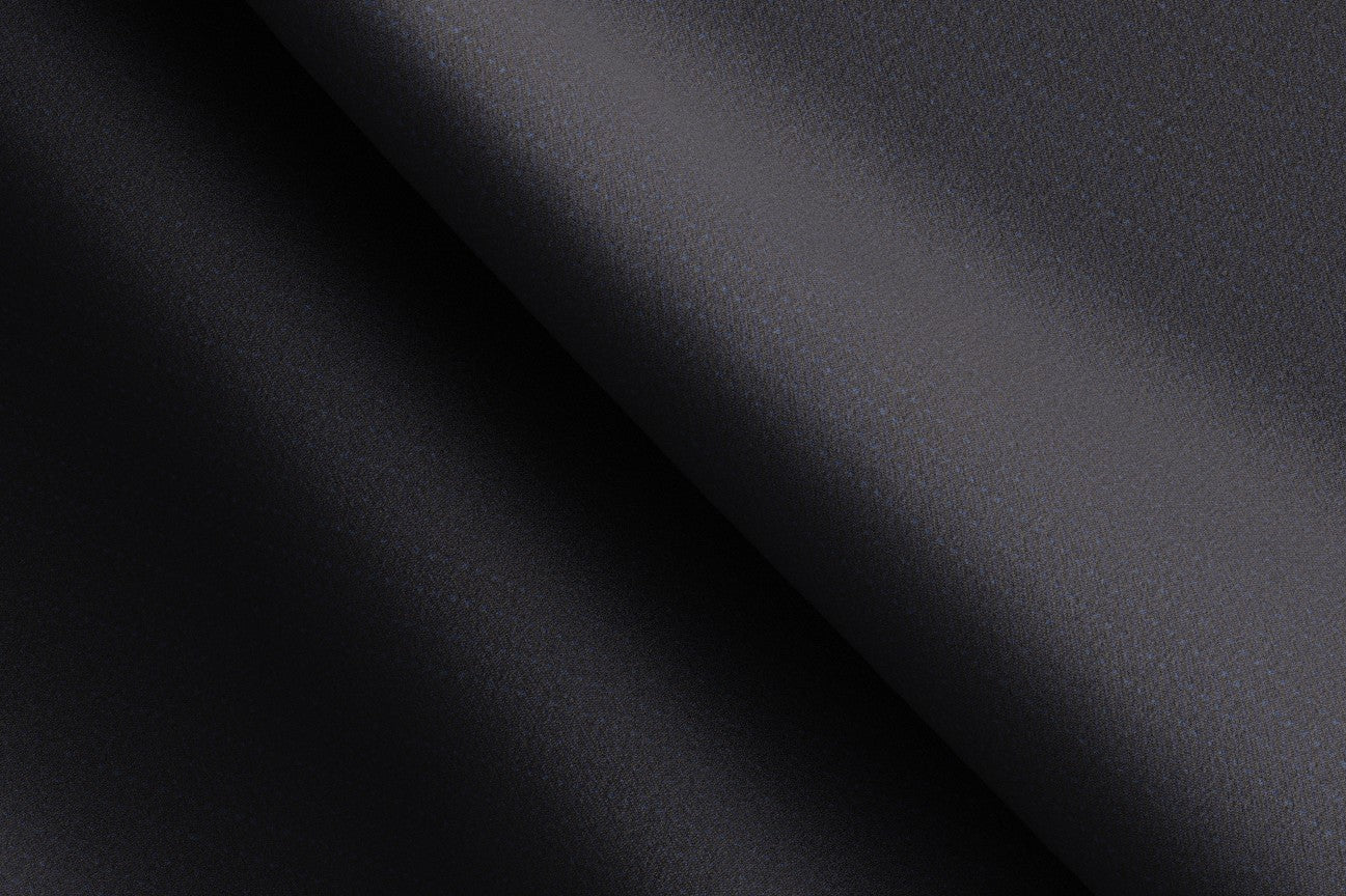 Giacca su misura lana 130s rigato blu Caccioppoli