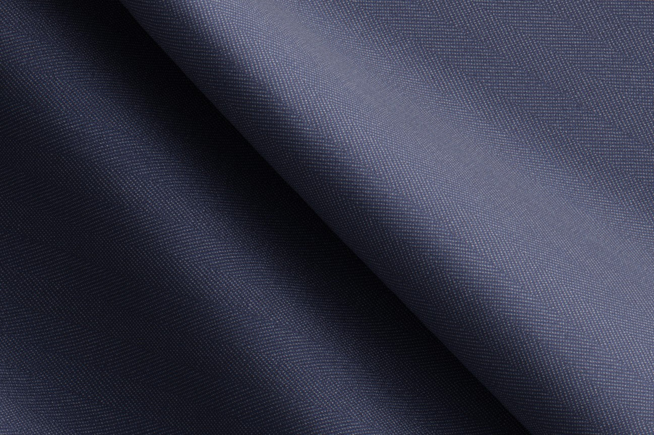 Made-to-measure solaro 130s wool jacket in light blue Caccioppoli