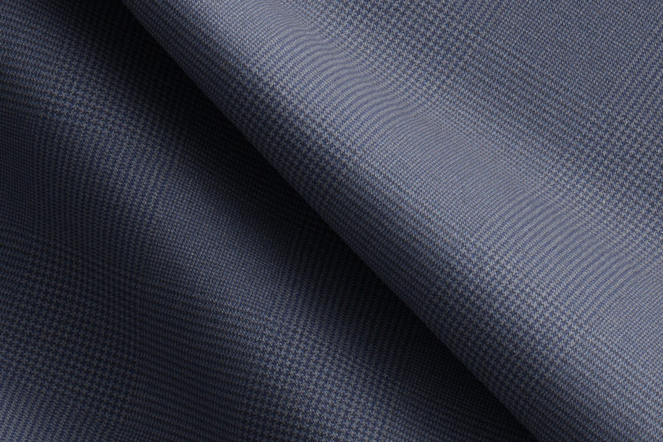 Light blue 150s wool and silk tailor-made suit Caccioppoli
