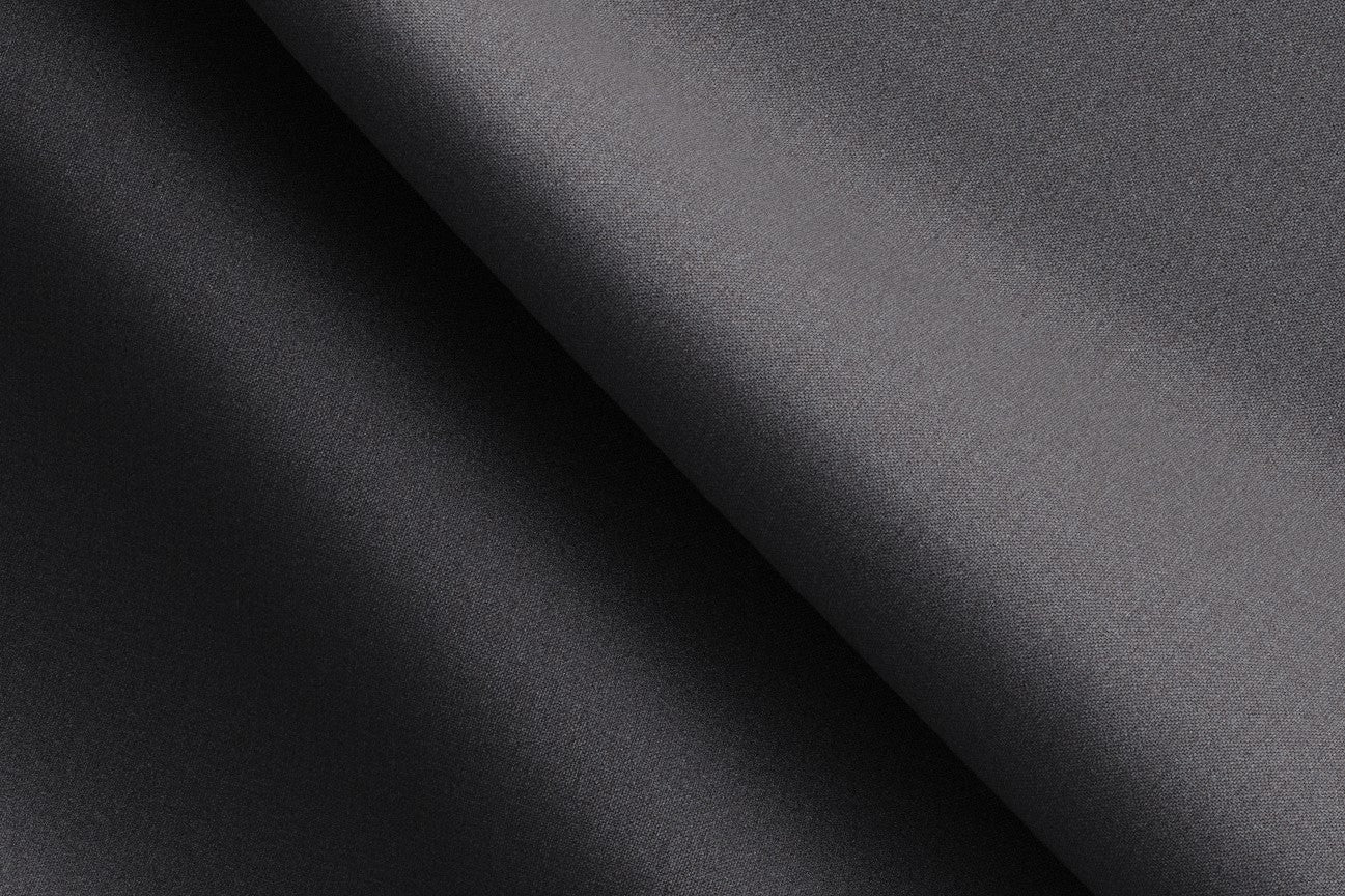 Pantalone con fascia su misura lana 120s grigio Canonico