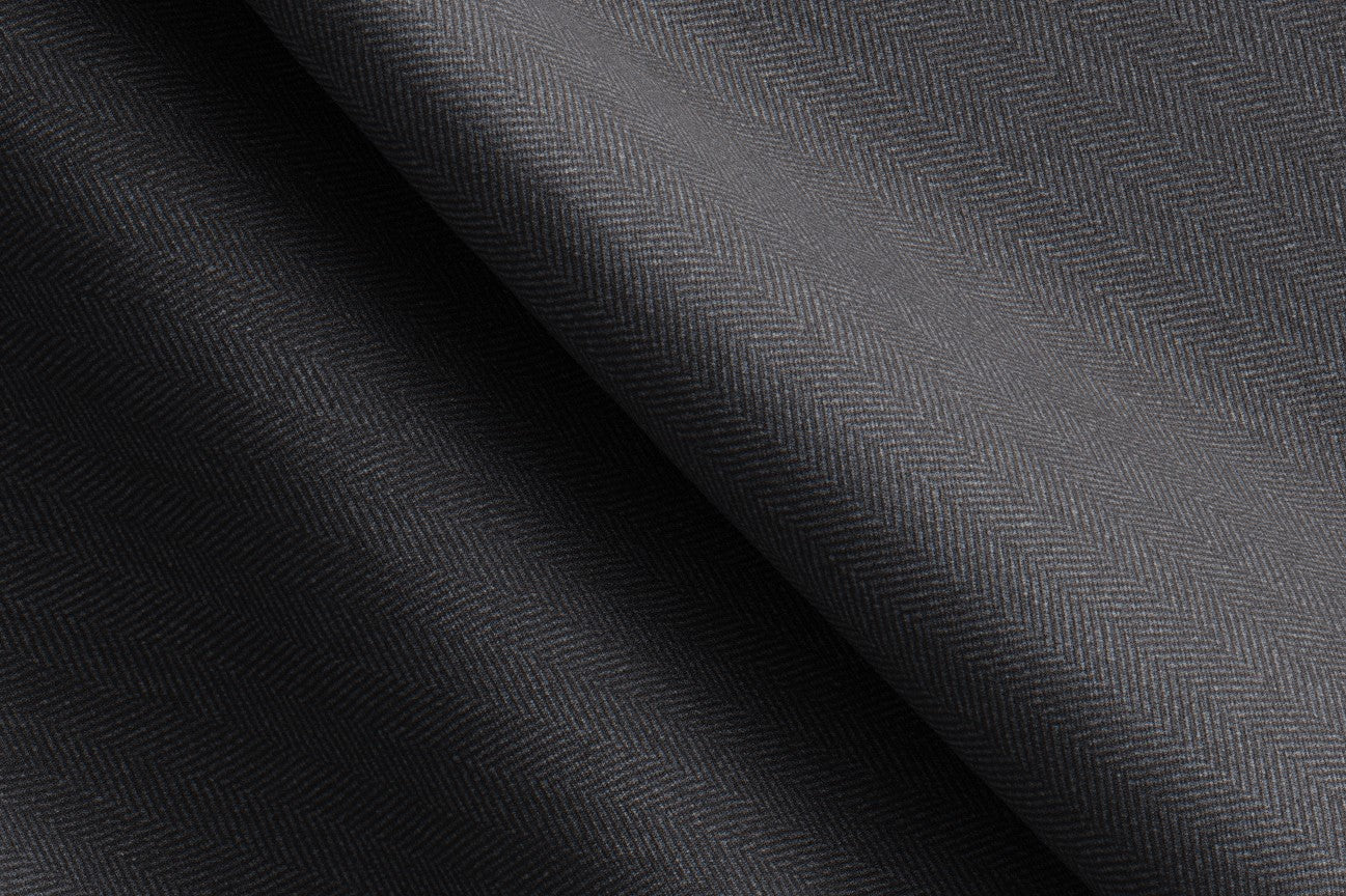 Gilet tailleur en laine gris 110s Canonico