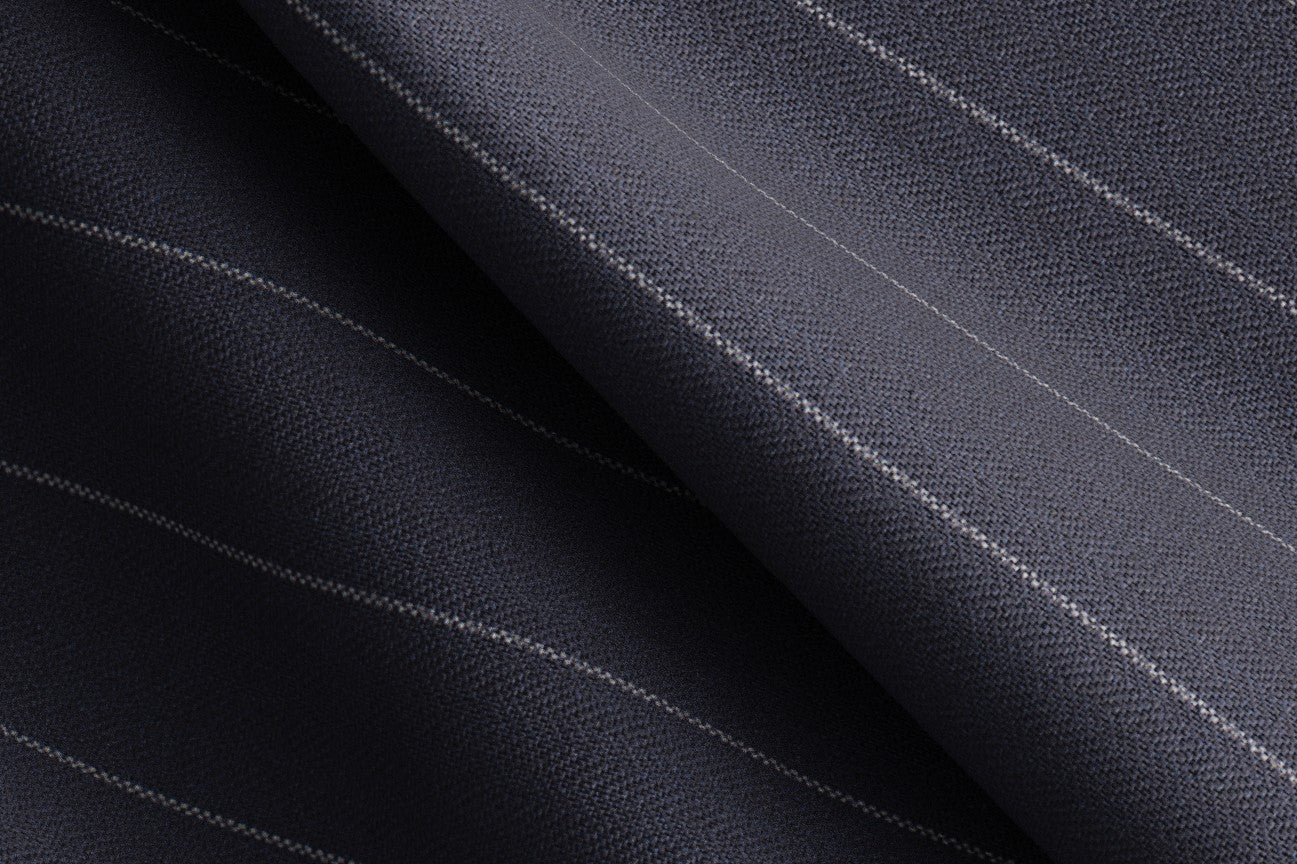 Abito su misura lana 120s blu Canonico