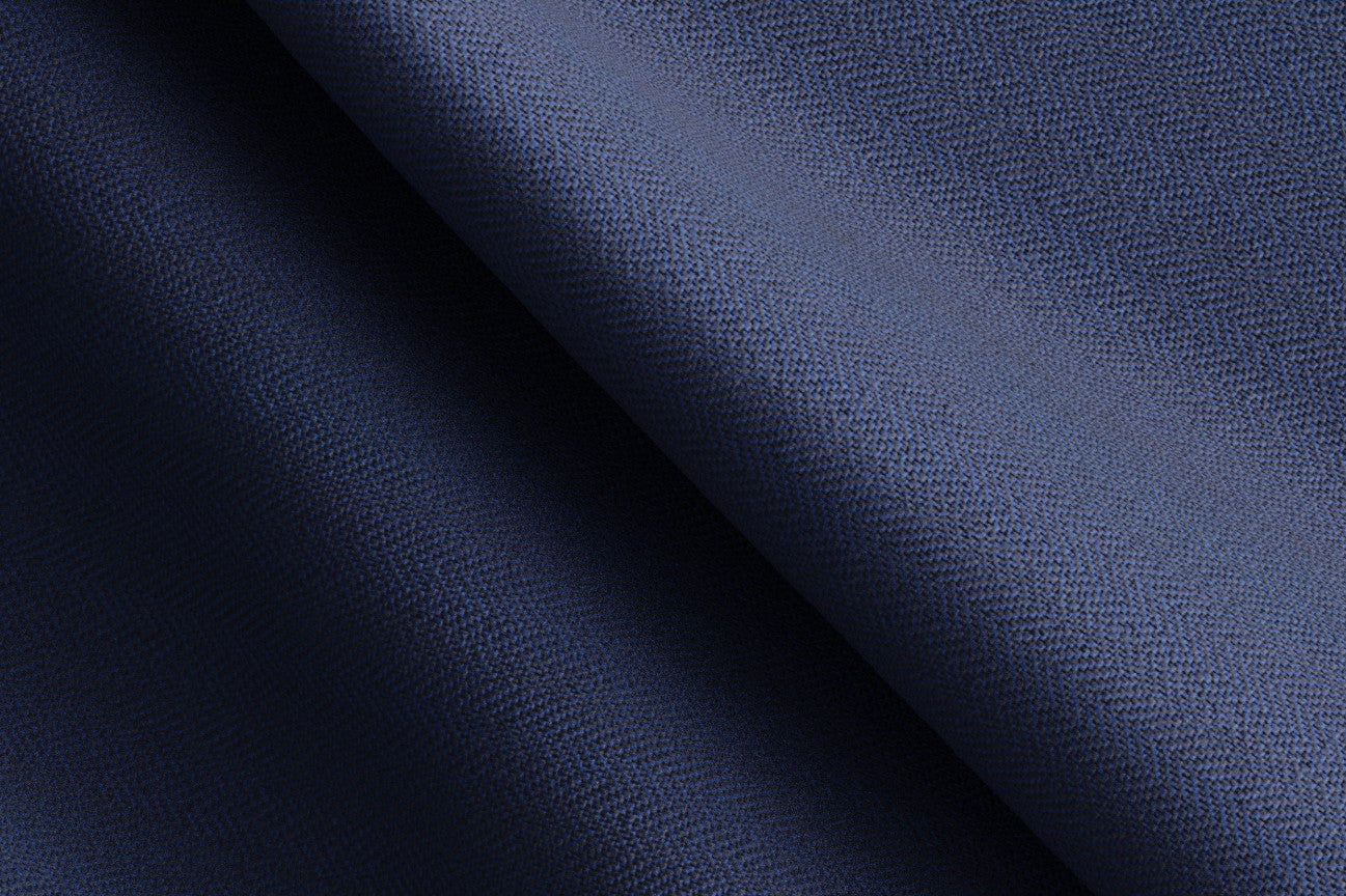 Tailored wool and silk jacket 150s blue Caccioppoli