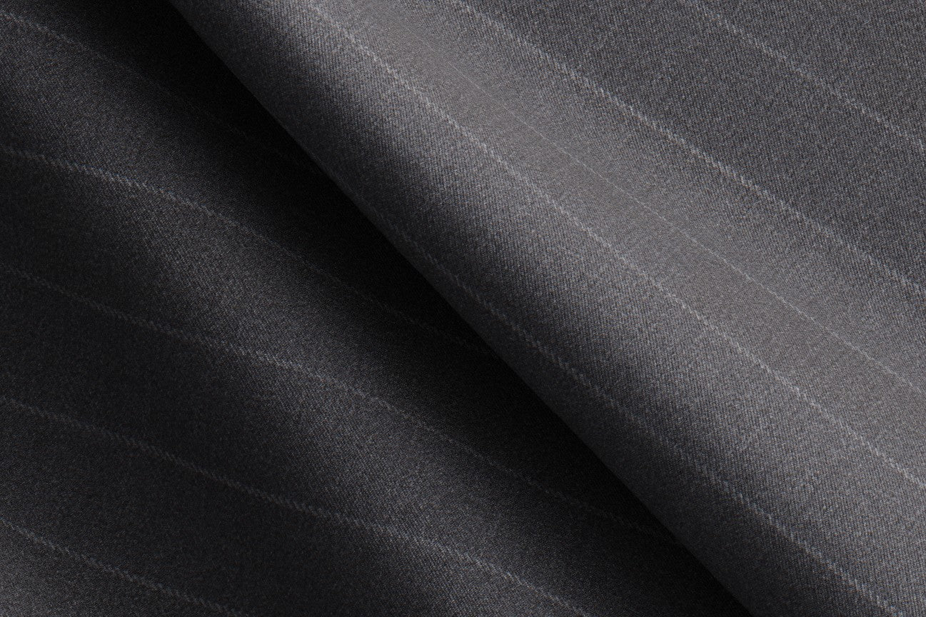 Costume tailleur en laine gris 110's Canonico