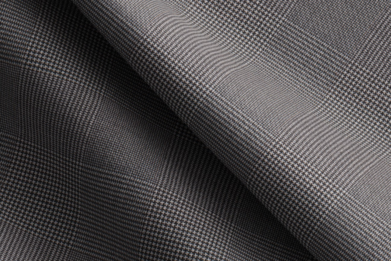 Tailored wool and silk jacket 150s black Caccioppoli